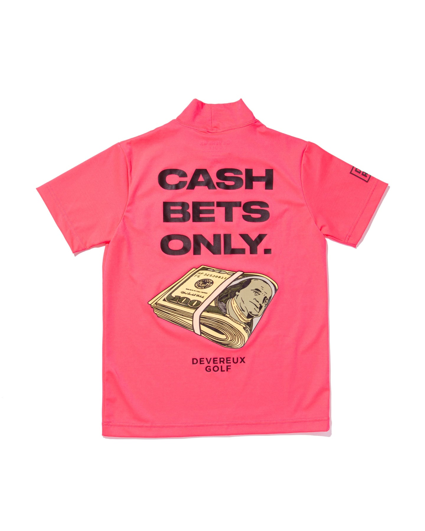 WOMEN Cash Bets Only 2 Mock Neck Tee 763572070-PINK