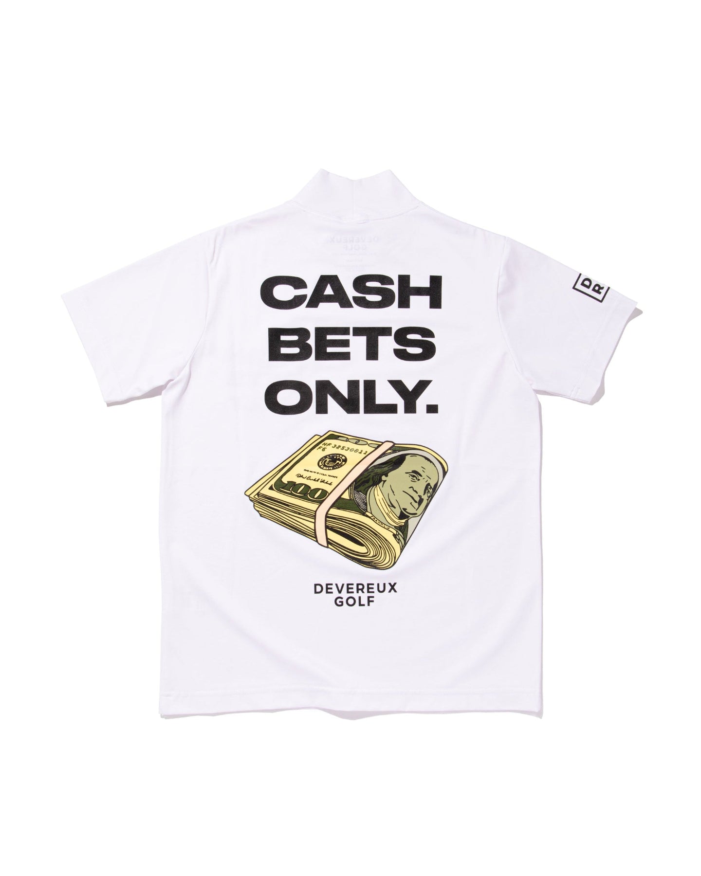 WOMEN Cash Bets Only 2 Mock Neck Tee 763572070 WHITE