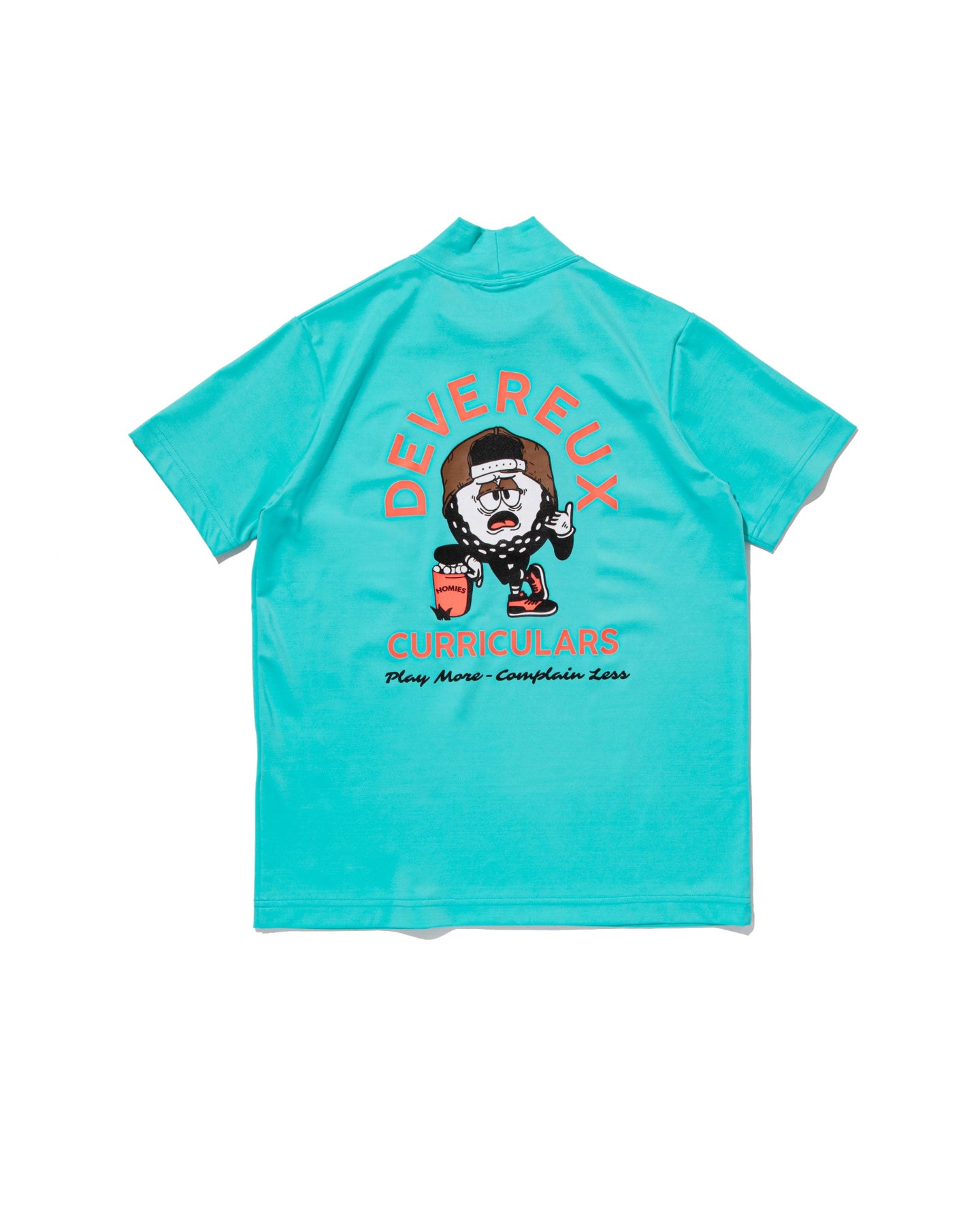 WOMEN Homies Mock Neck Tee 763572071-AQUA