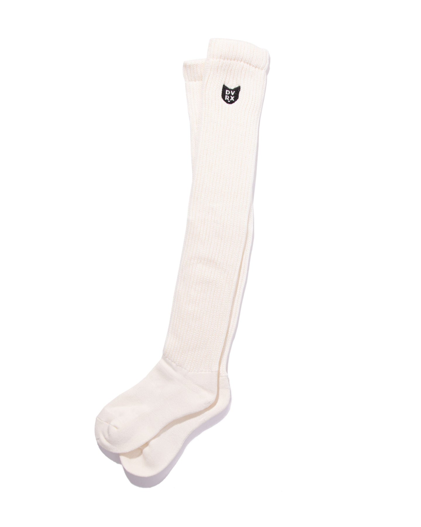 WOMEN D Cat Loose Knit Socks 763474817-WHITE