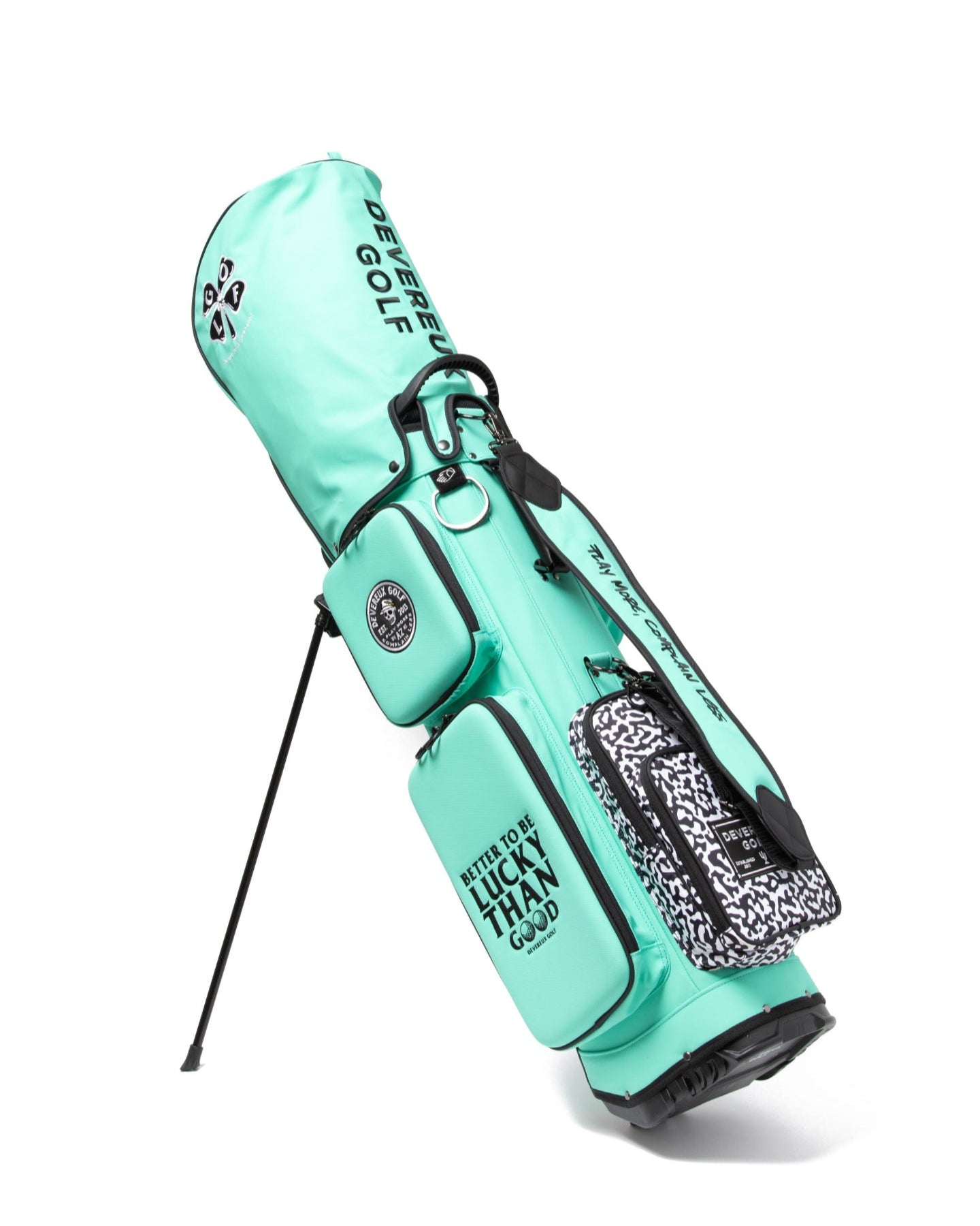 Deep Side Pocket Caddie Bag/ディープサイドポケットキャディーバッグ 763474846-AQUA