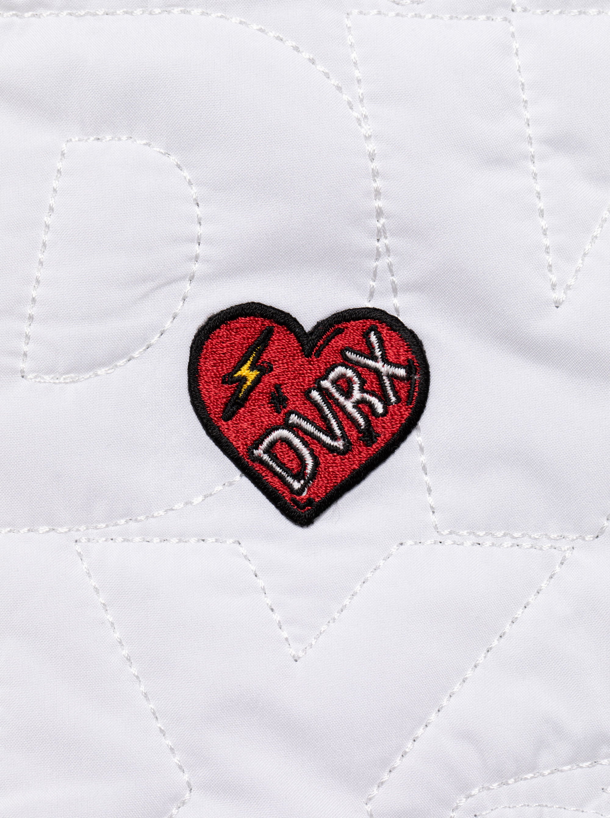 WOMEN DVRX中綿キルトFull Zip JK 763474172-WHITE