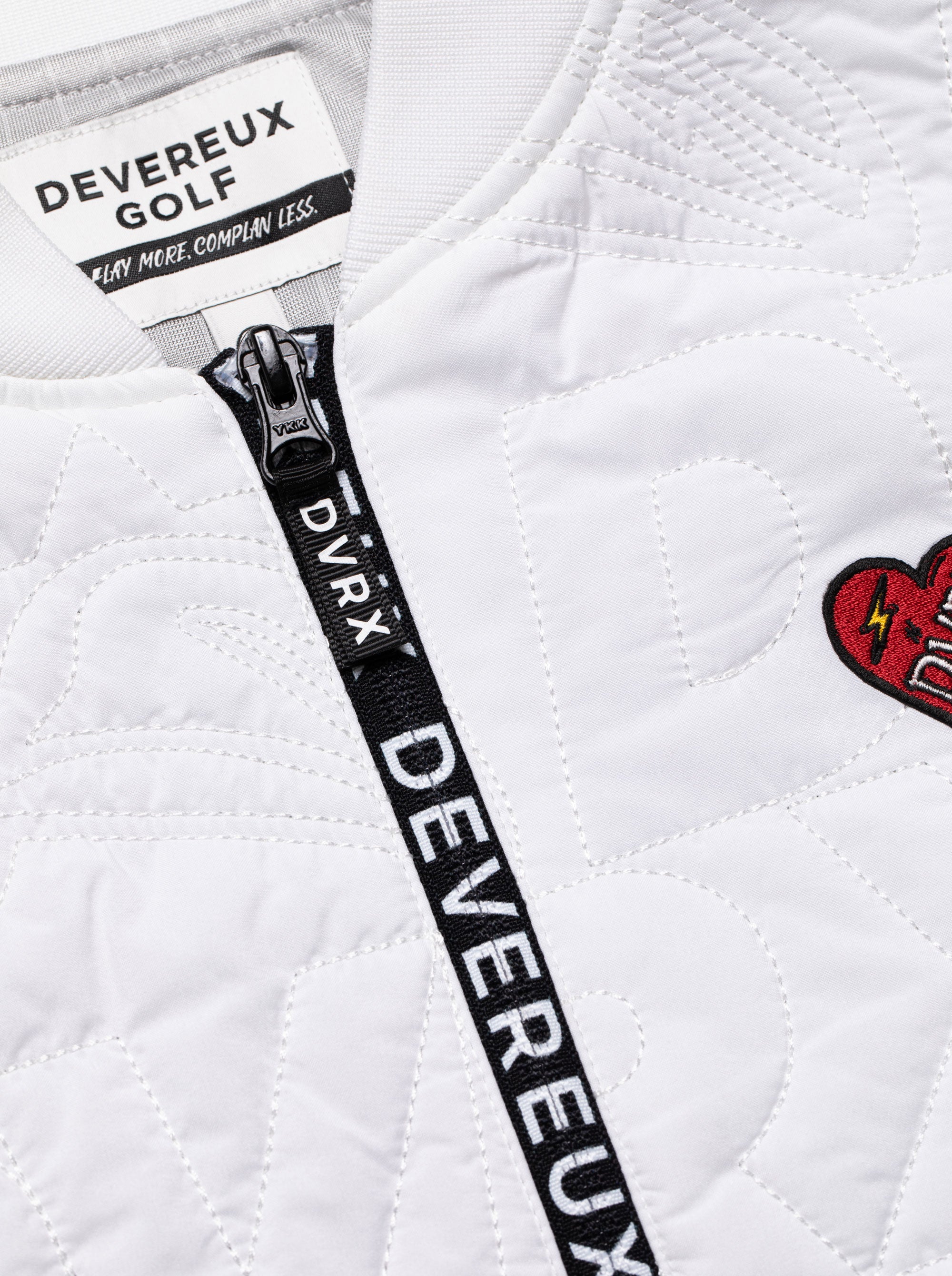 WOMEN DVRX中綿キルトFull Zip JK 763474172-WHITE