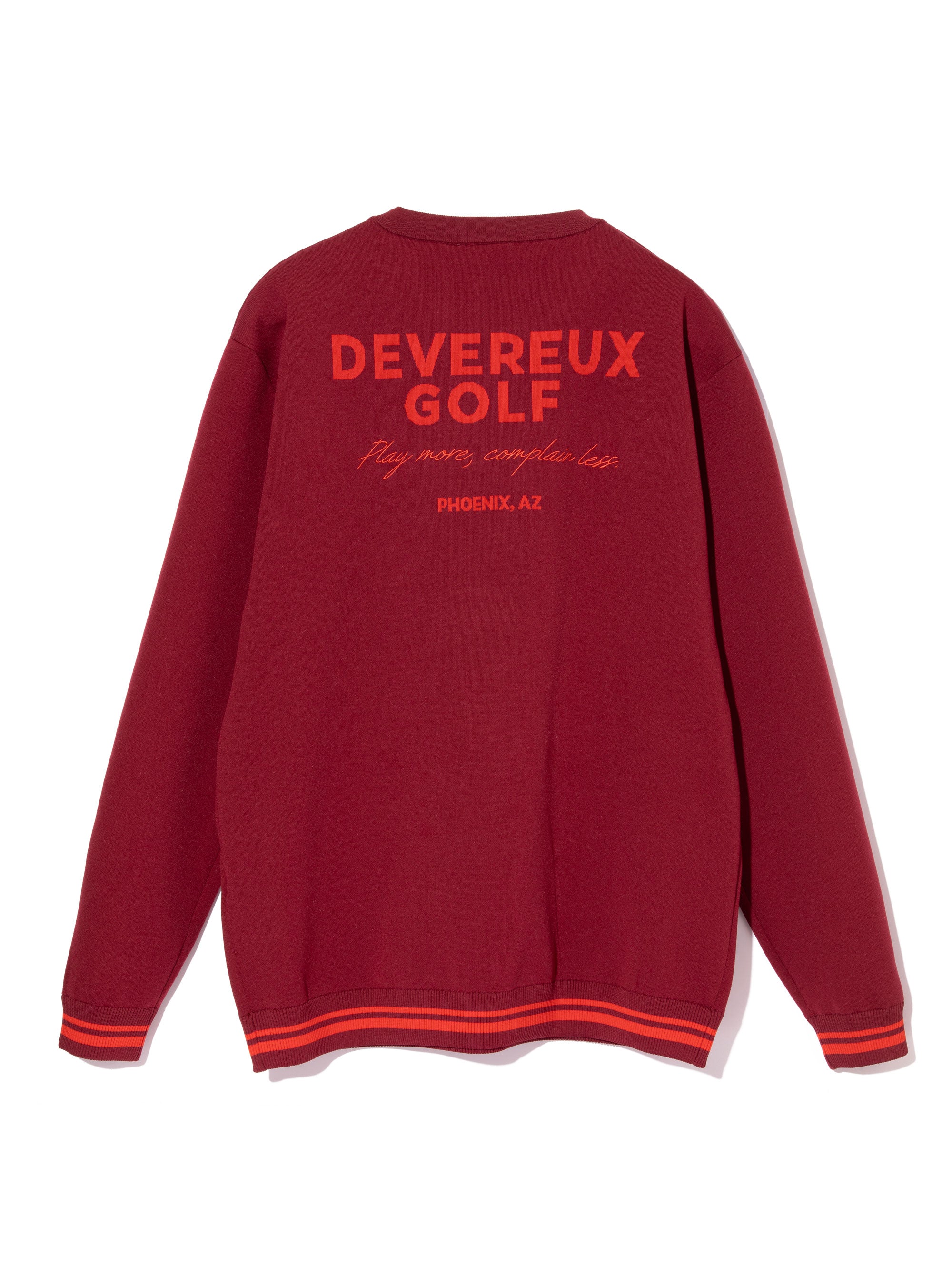 18G Essential DVRX Knit CREW 763474701-BURGUNDY