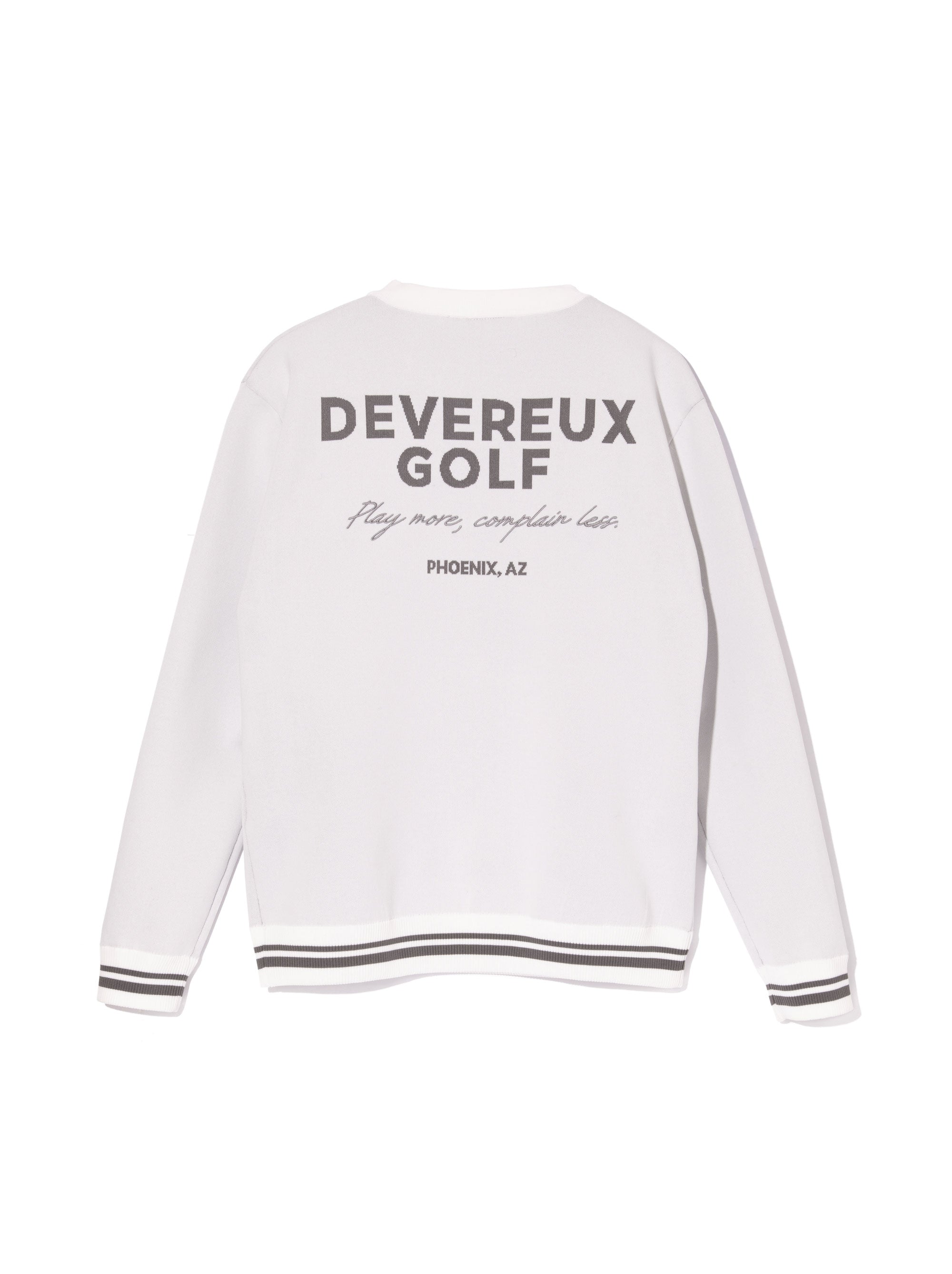 WOMEN 18G Essential DVRX Knit Crew 763474770-WHITE