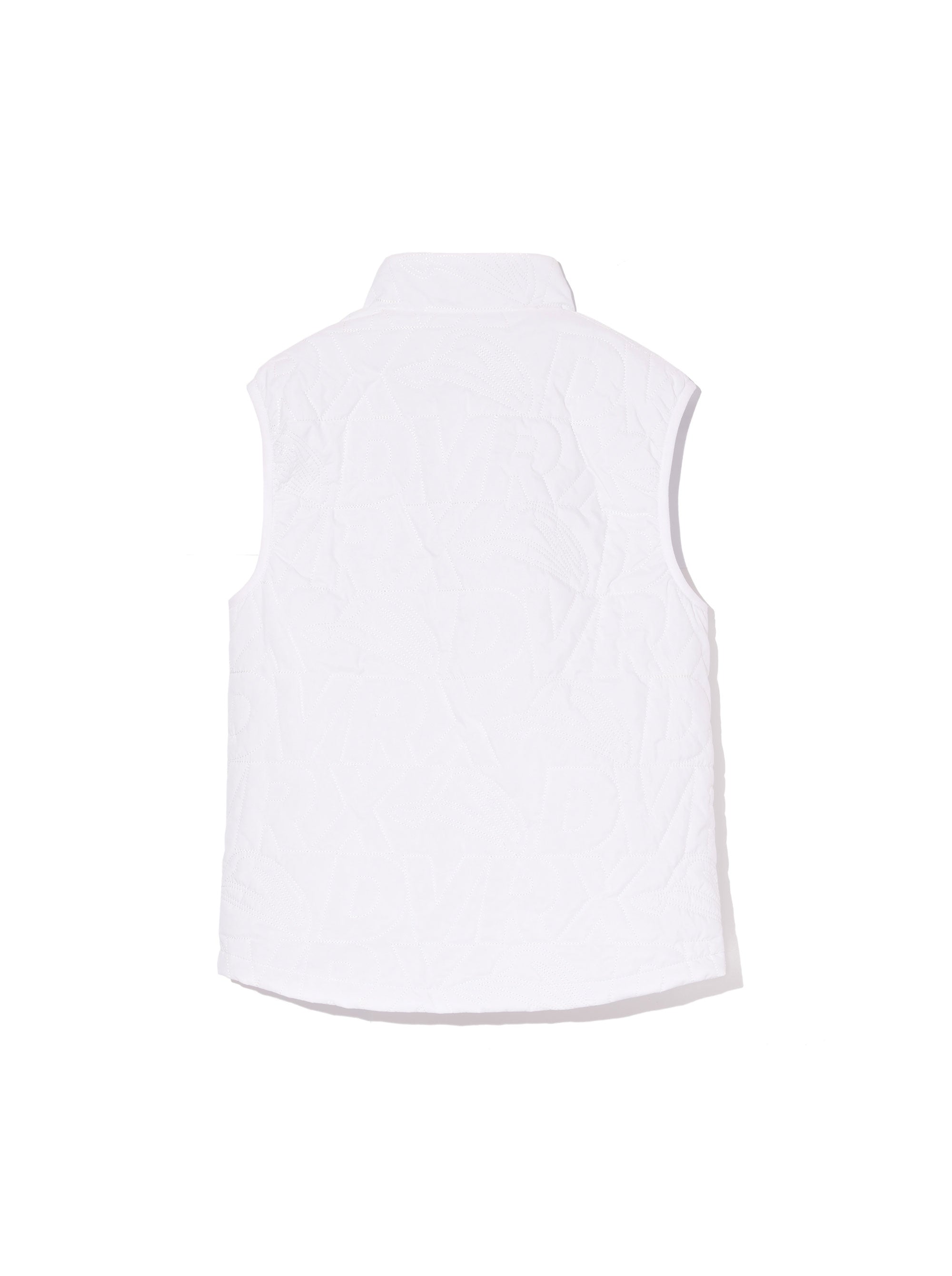 WOMEN DVRX中綿キルトFull Zip Vest 763474173-WHITE