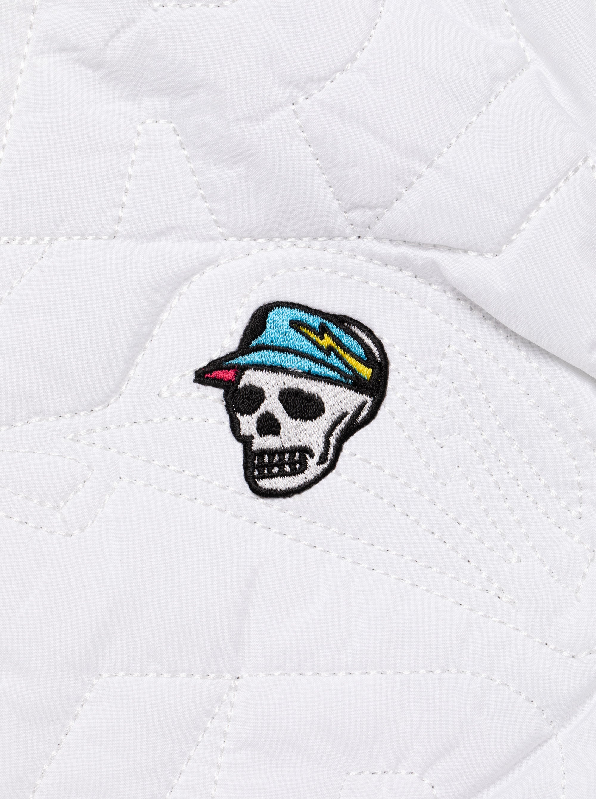 DVRX中綿キルトFull Zip Vest 763474104-WHITE