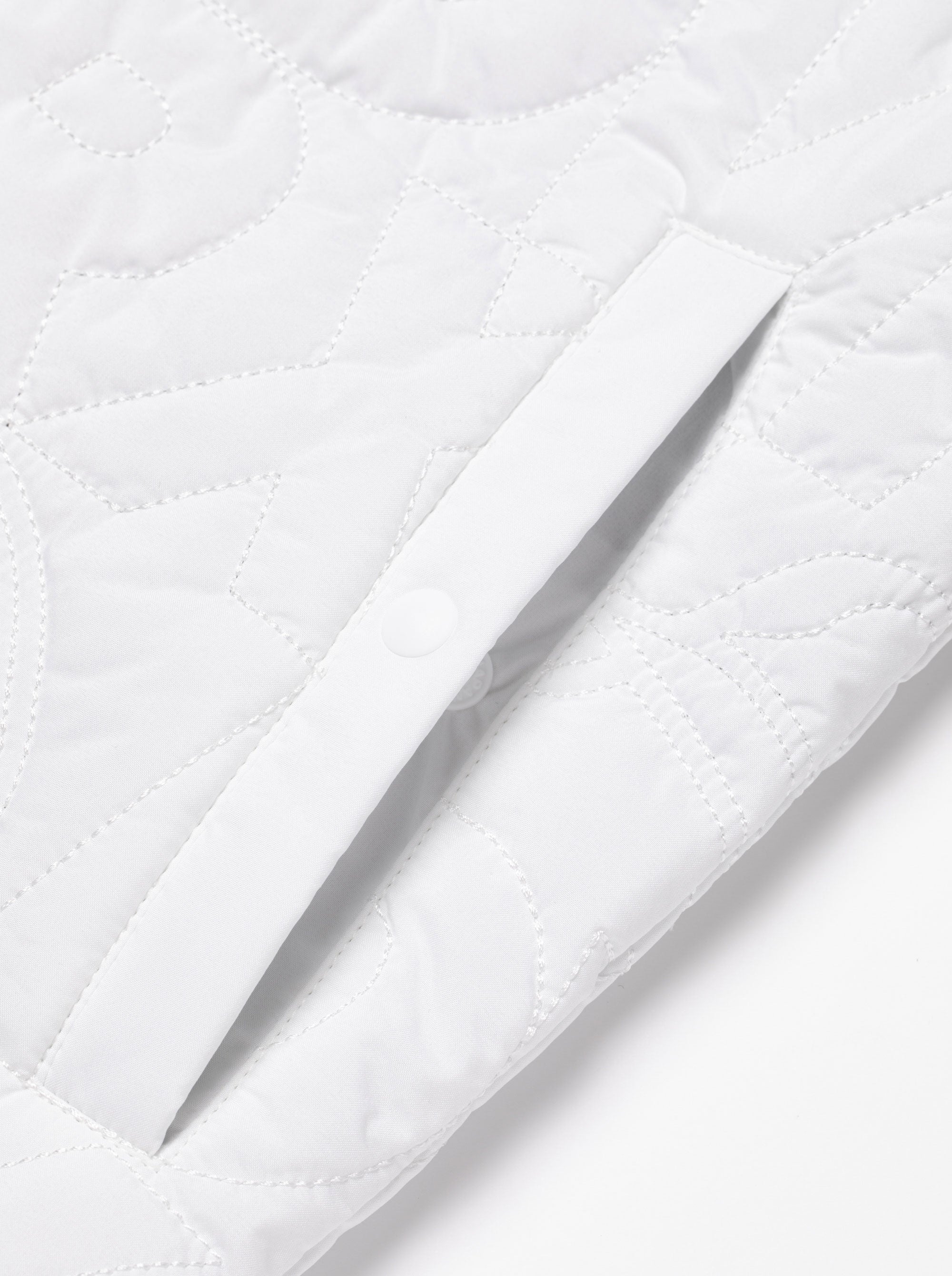 DVRX中綿キルトFull Zip Vest 763474104-WHITE