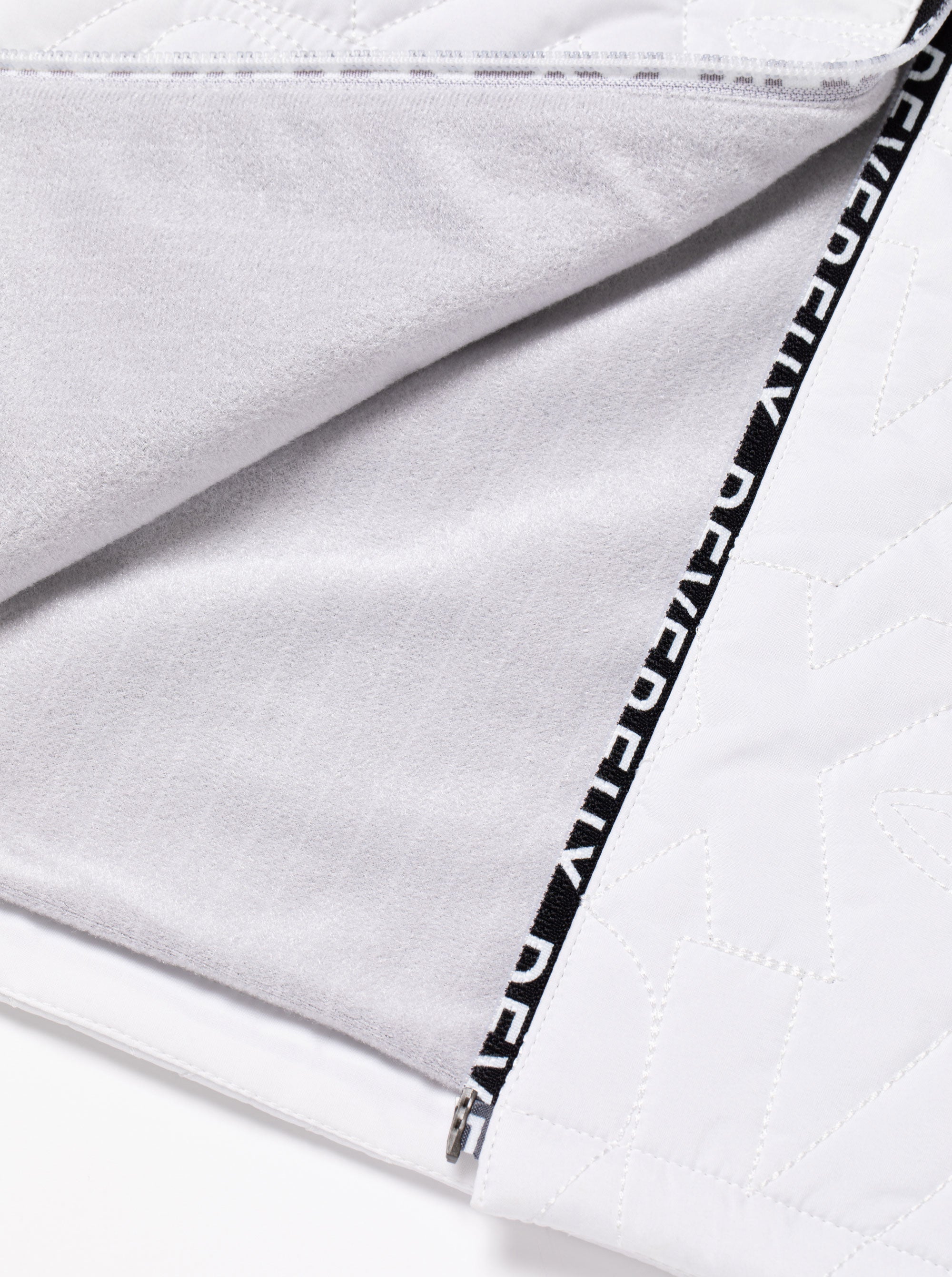 WOMEN DVRX中綿キルトFull Zip Vest 763474173-WHITE