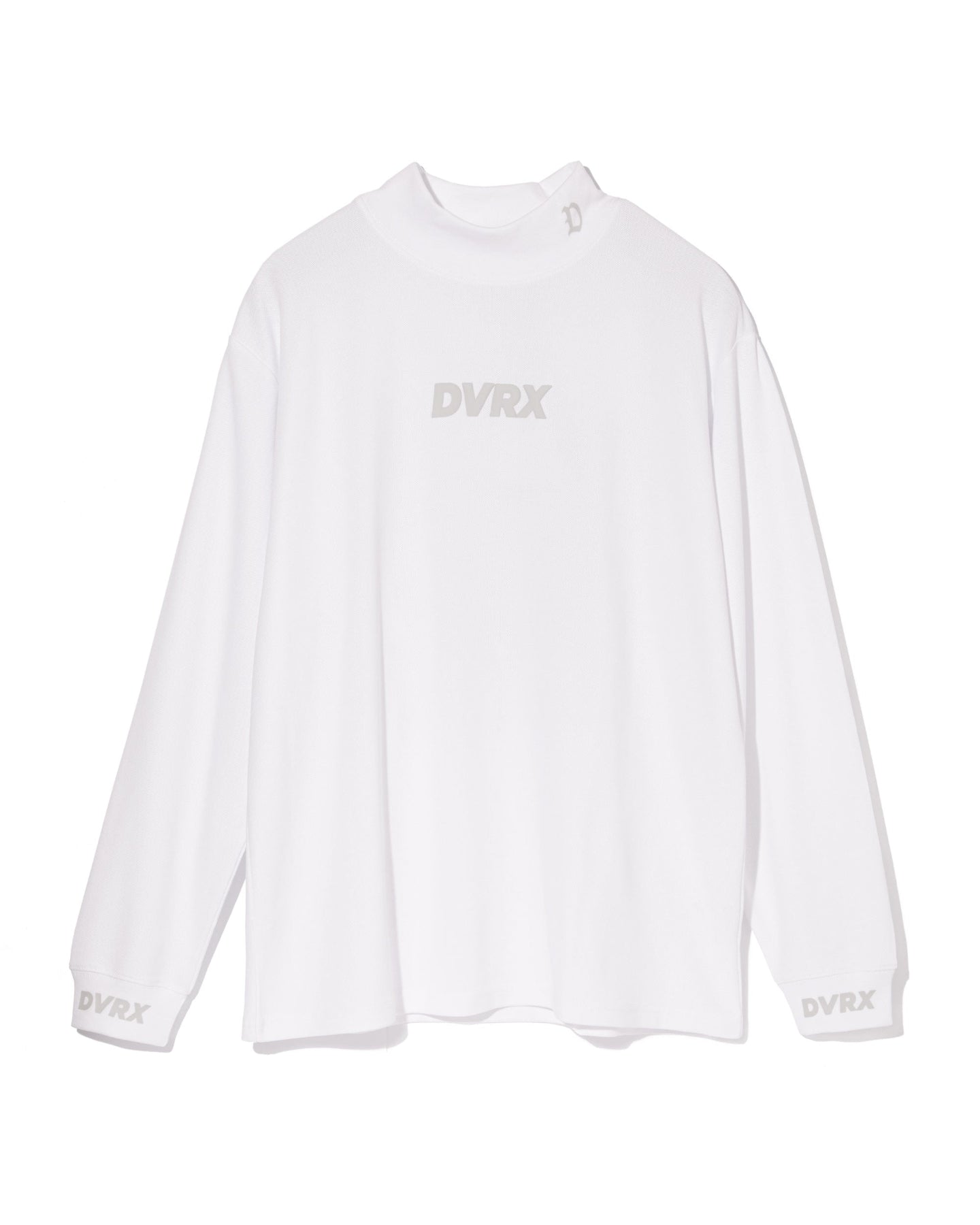 No Luck Needed Mock Neck L/S 763474016-WHITE