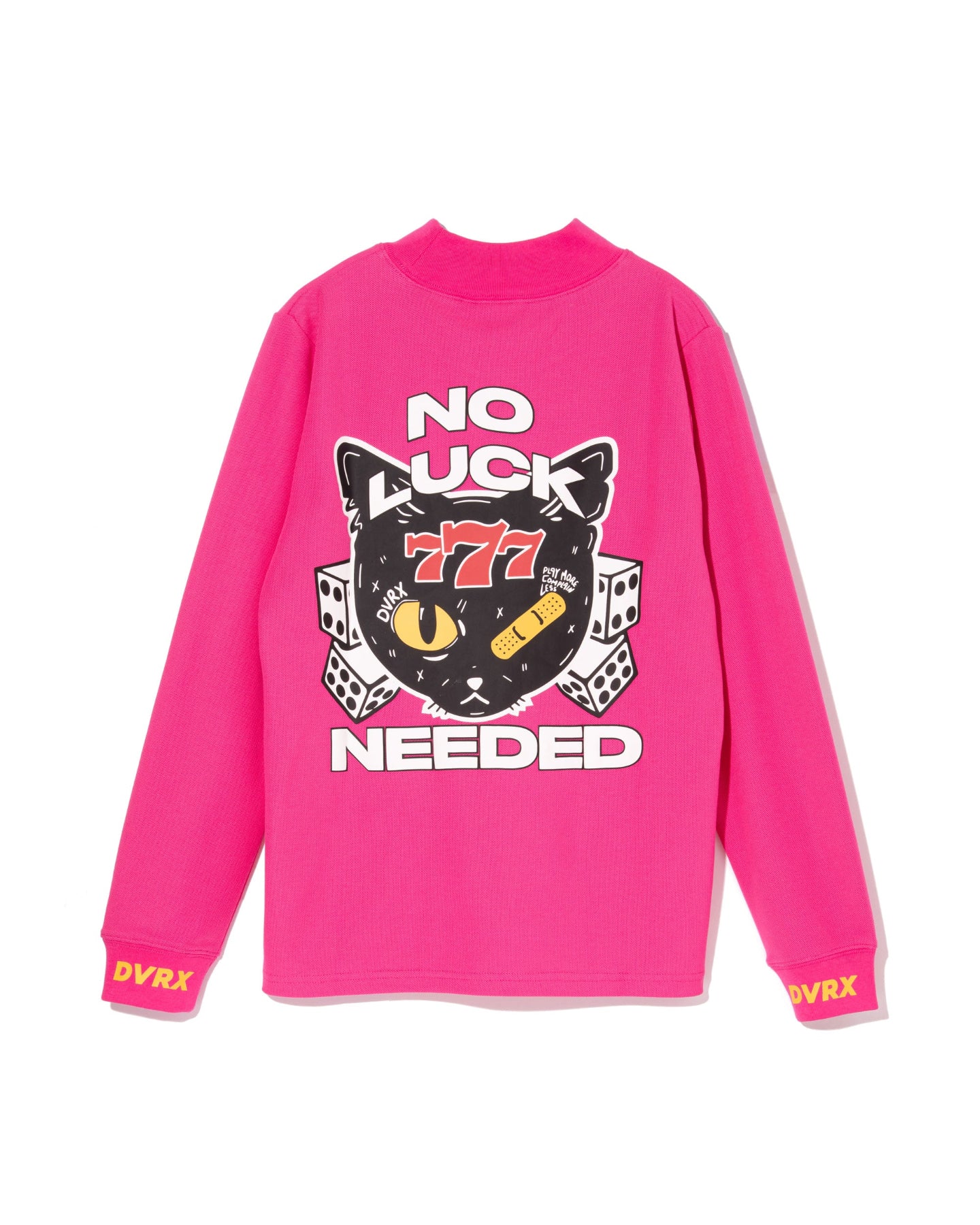WOMEN No Luck Needed Mock Neck L/S 763474086-PINK
