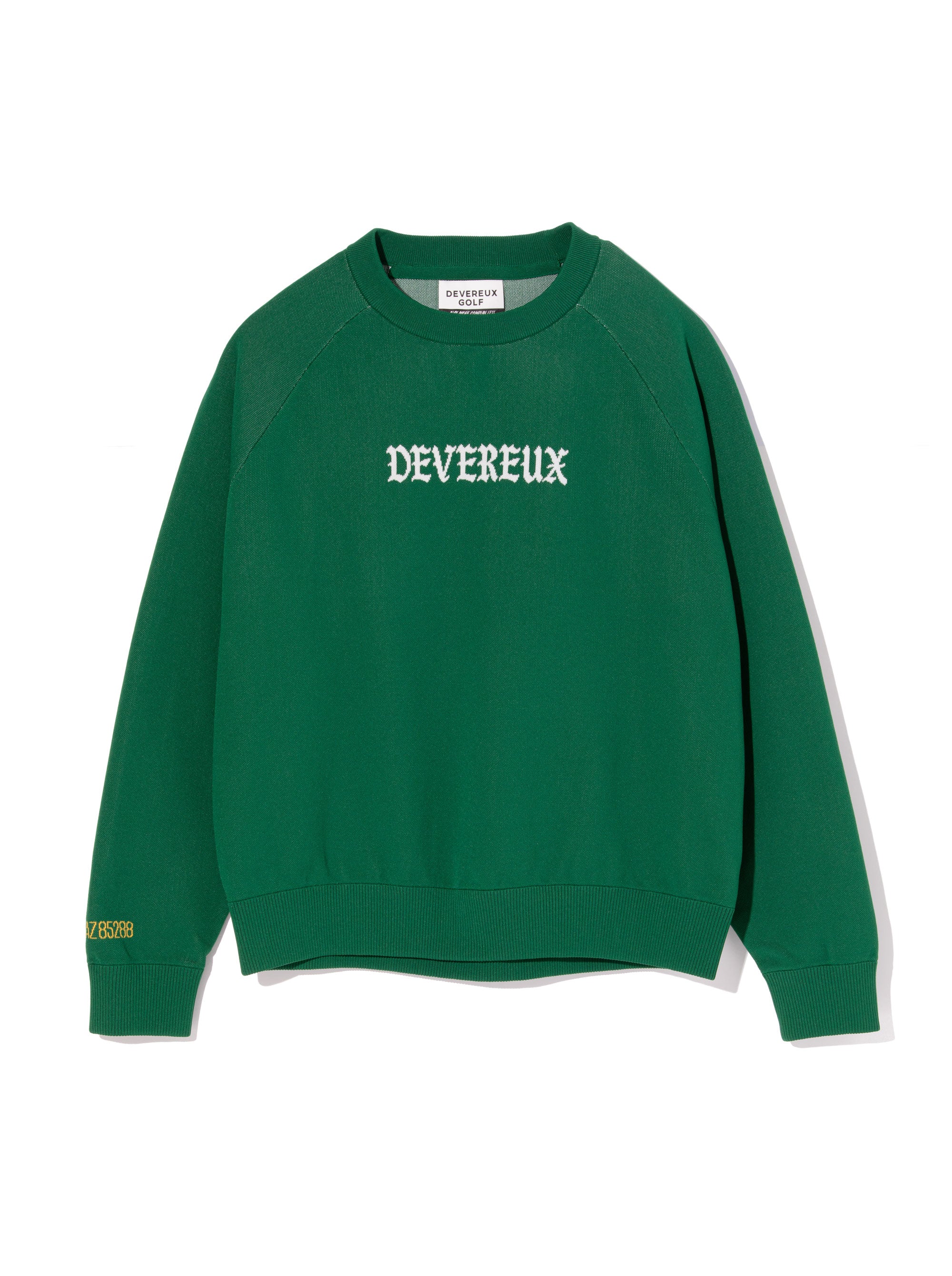 WOMEN 16G D Logo Knit Crewneck 763474772-DUCK GREEN