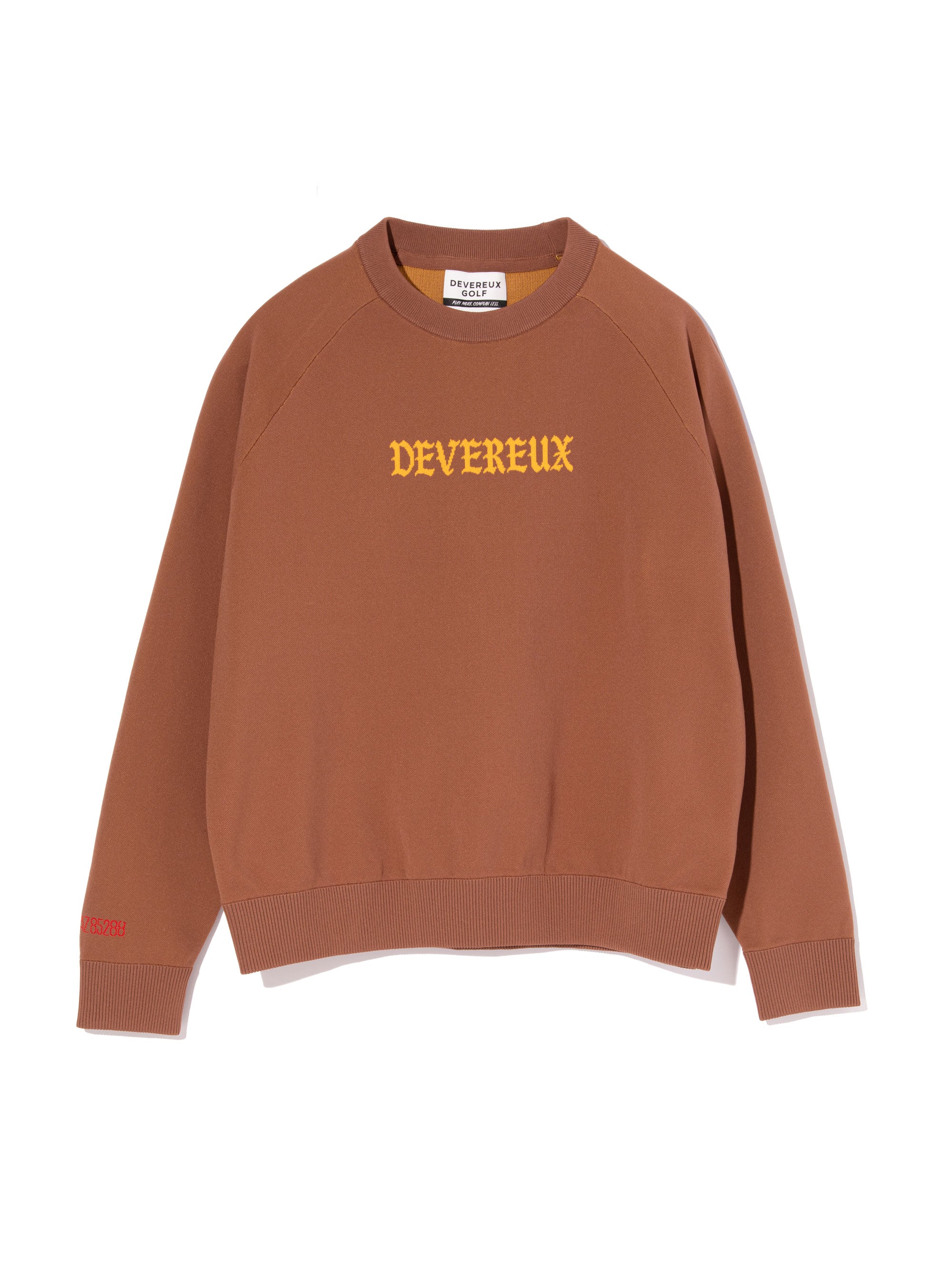 WOMEN 16G D Logo Knit Crewneck 763474772-CAMEL