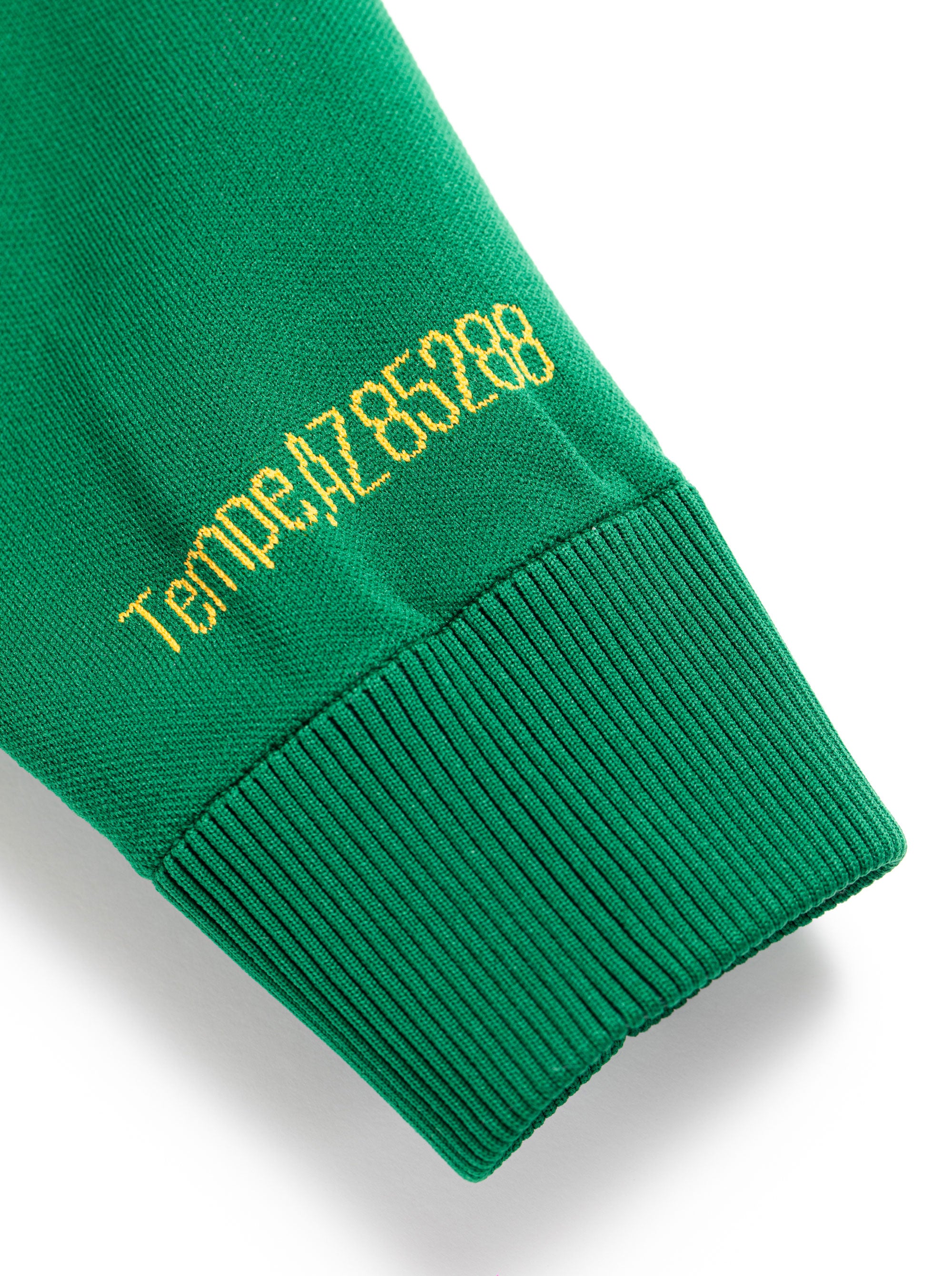 WOMEN 16G D Logo Knit Crewneck 763474772-DUCK GREEN