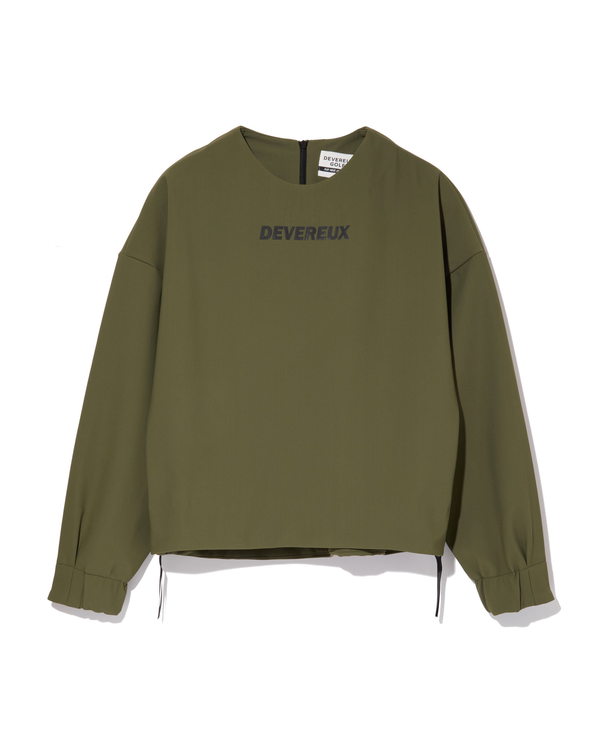 WOMEN 三層フリースオフショルダープルオーバー 763474083-KHAKI