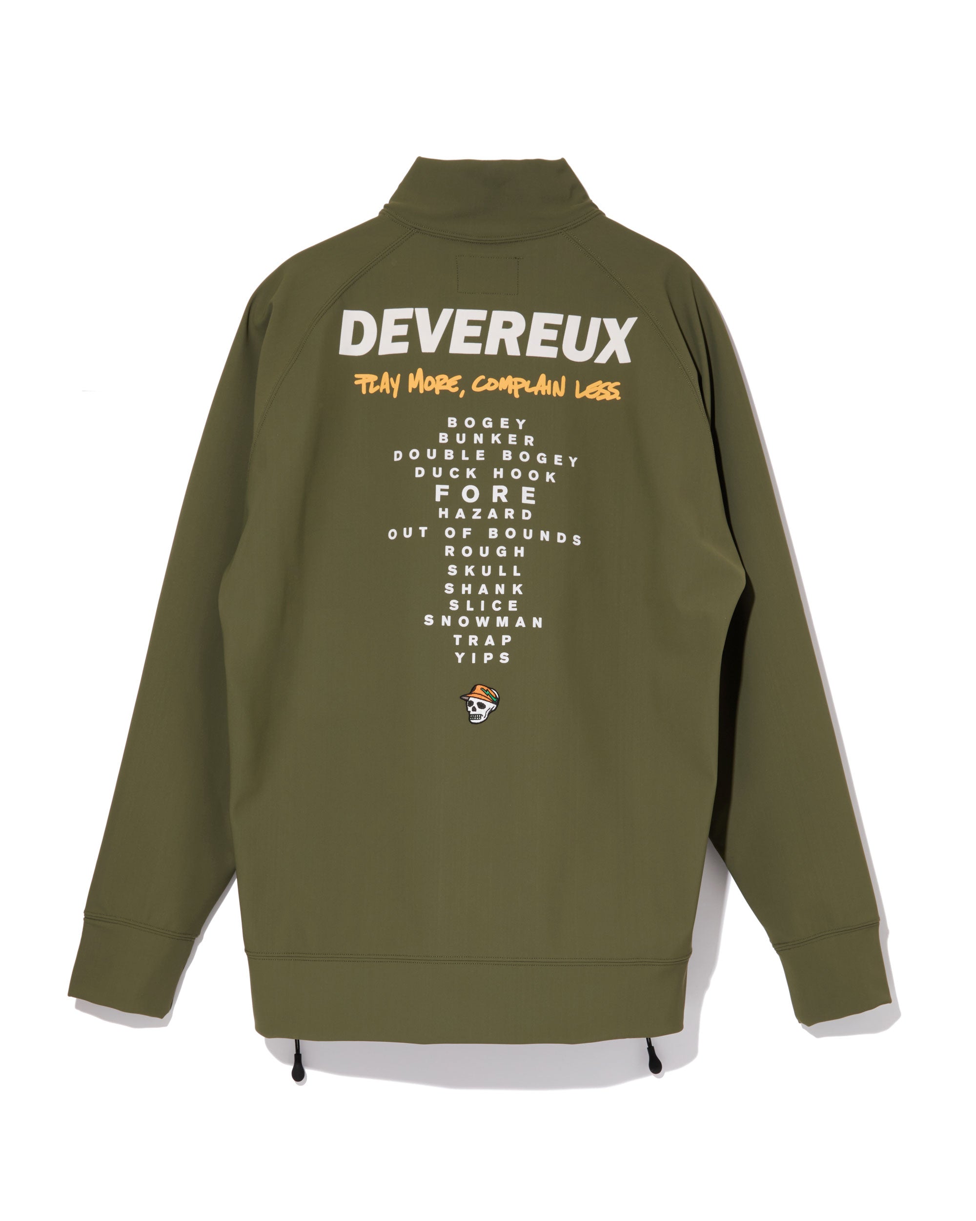 DG 三層フリースハーフジッププルオーバー 763474013-KHAKI