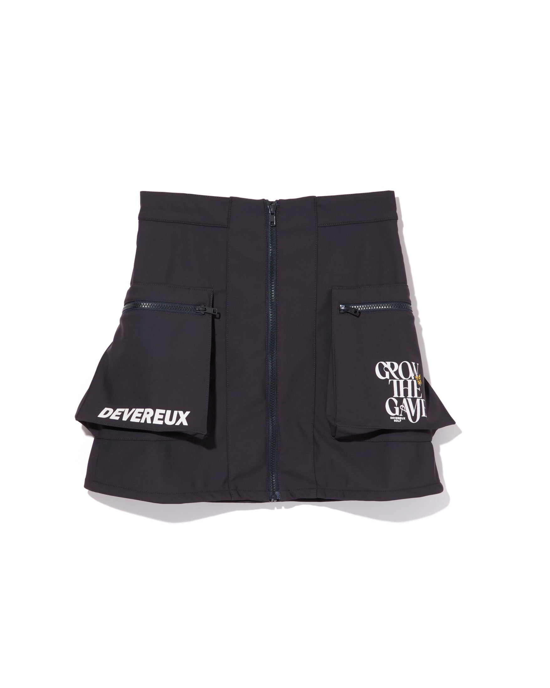 WOMEN 三層フリース フロントジップスカート 763474476-CHARCOAL