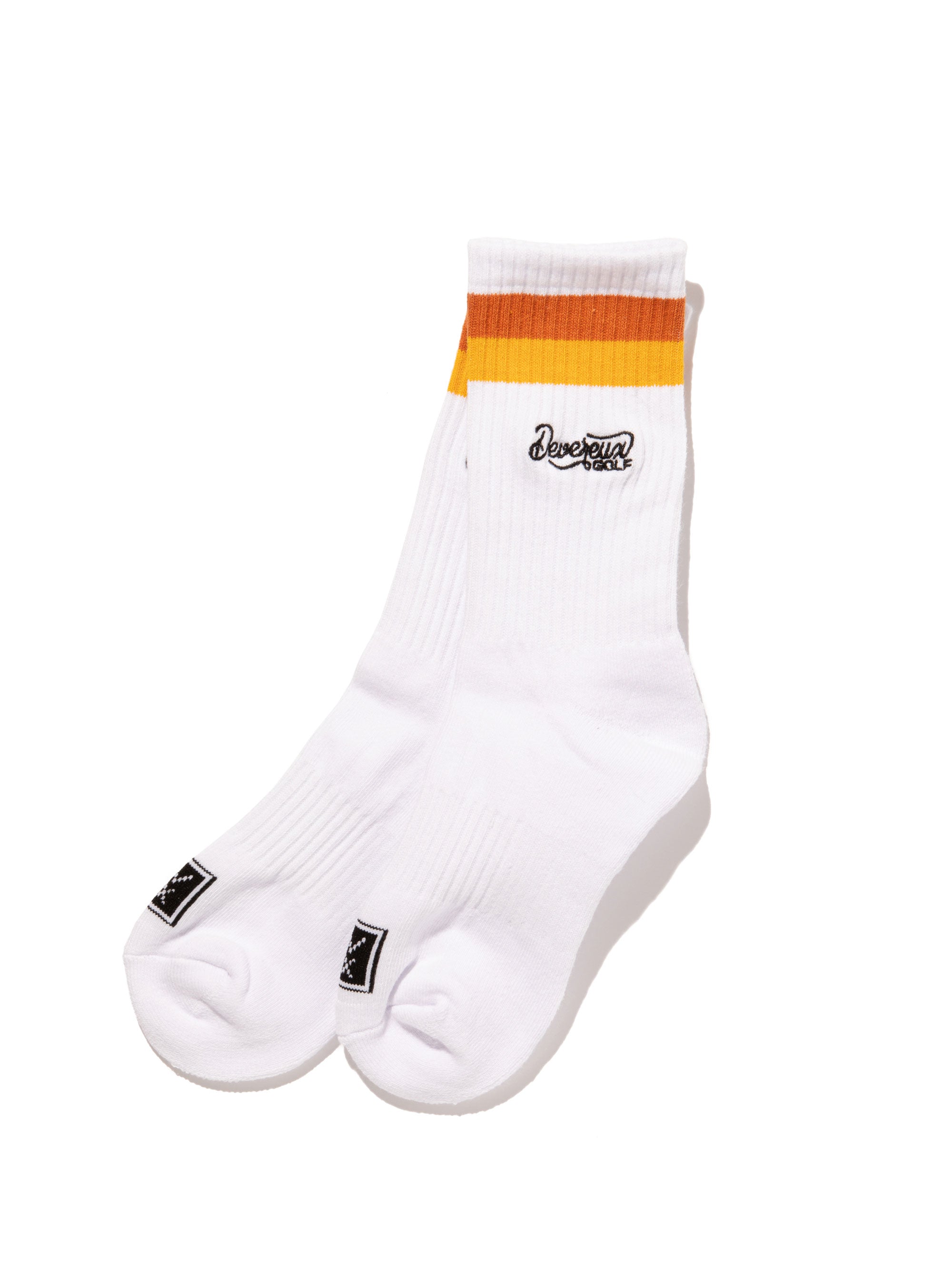 WOMEN Script Crew Socks 763474834-WHITE