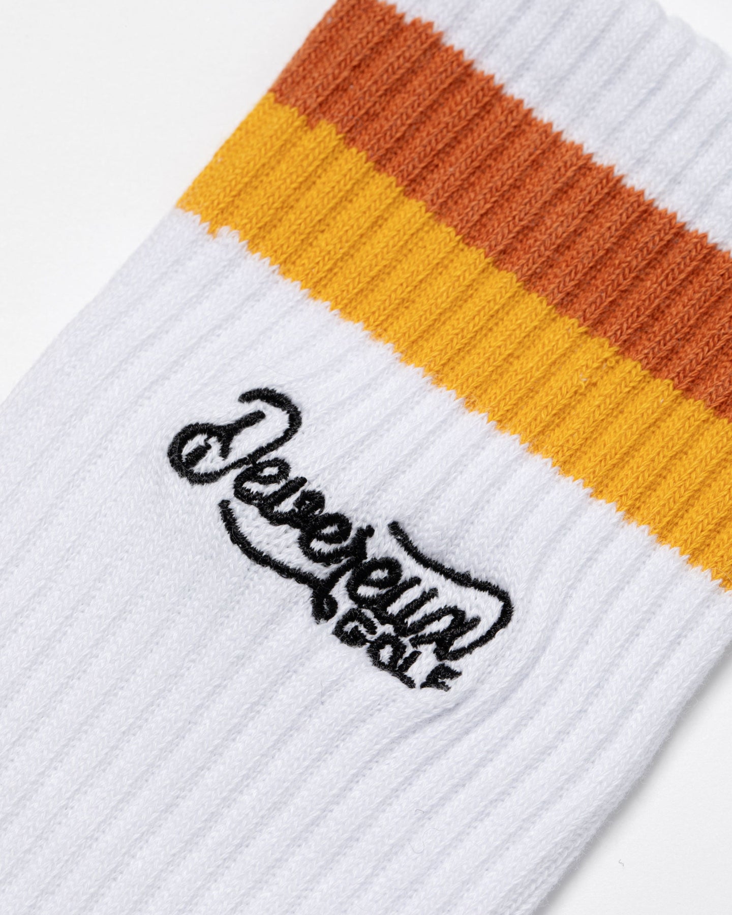 MEN Script Crew Socks 763474828-WHITE