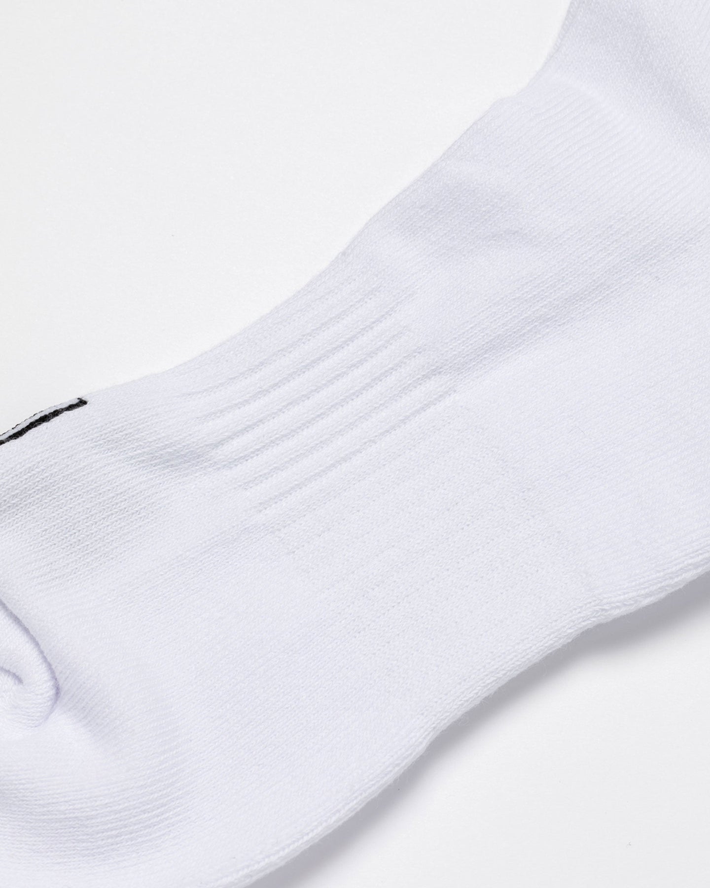 MEN Script Crew Socks 763474828-WHITE