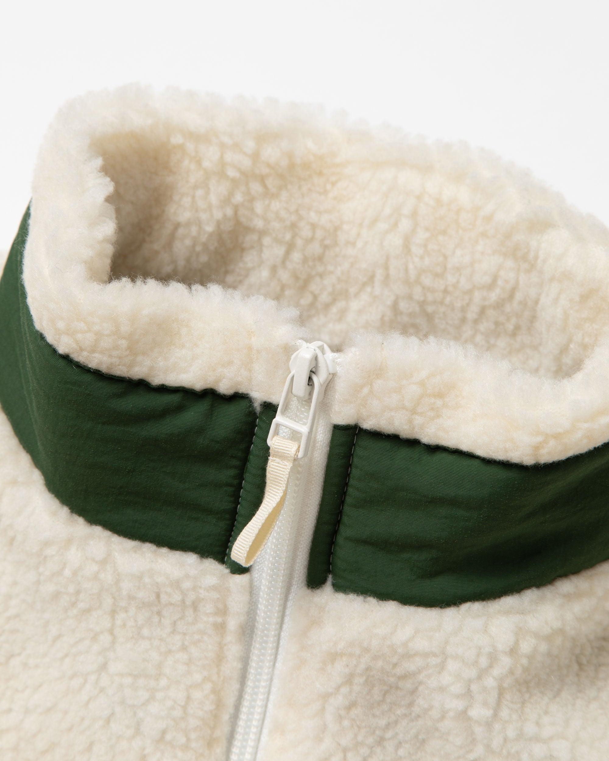 WOMEN Highly AshビンテージシープボアFull Zip JK 763474175-IVORY