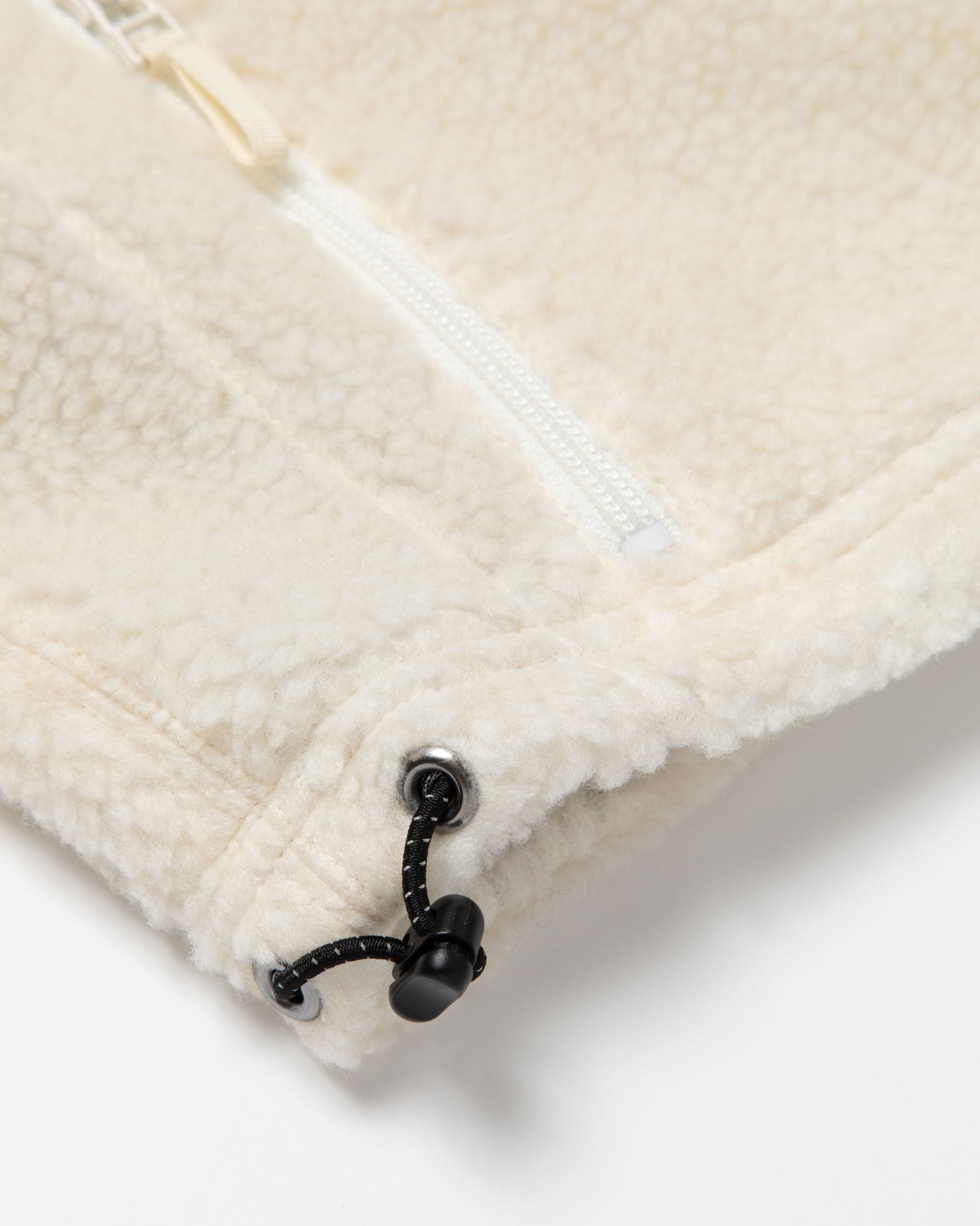 WOMEN Highly AshビンテージシープボアFull Zip JK 763474175-IVORY