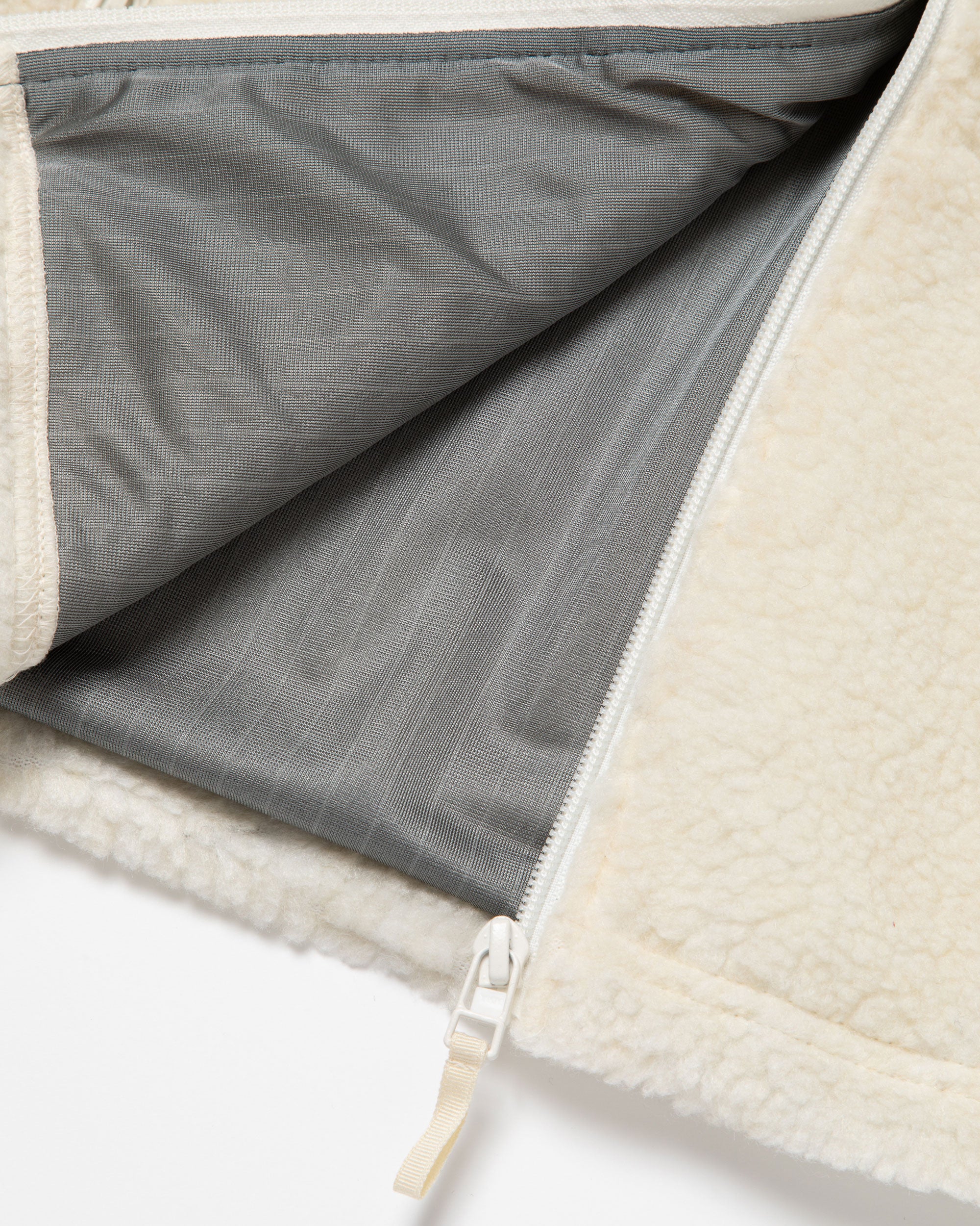 WOMEN Highly AshビンテージシープボアFull Zip JK 763474175-IVORY