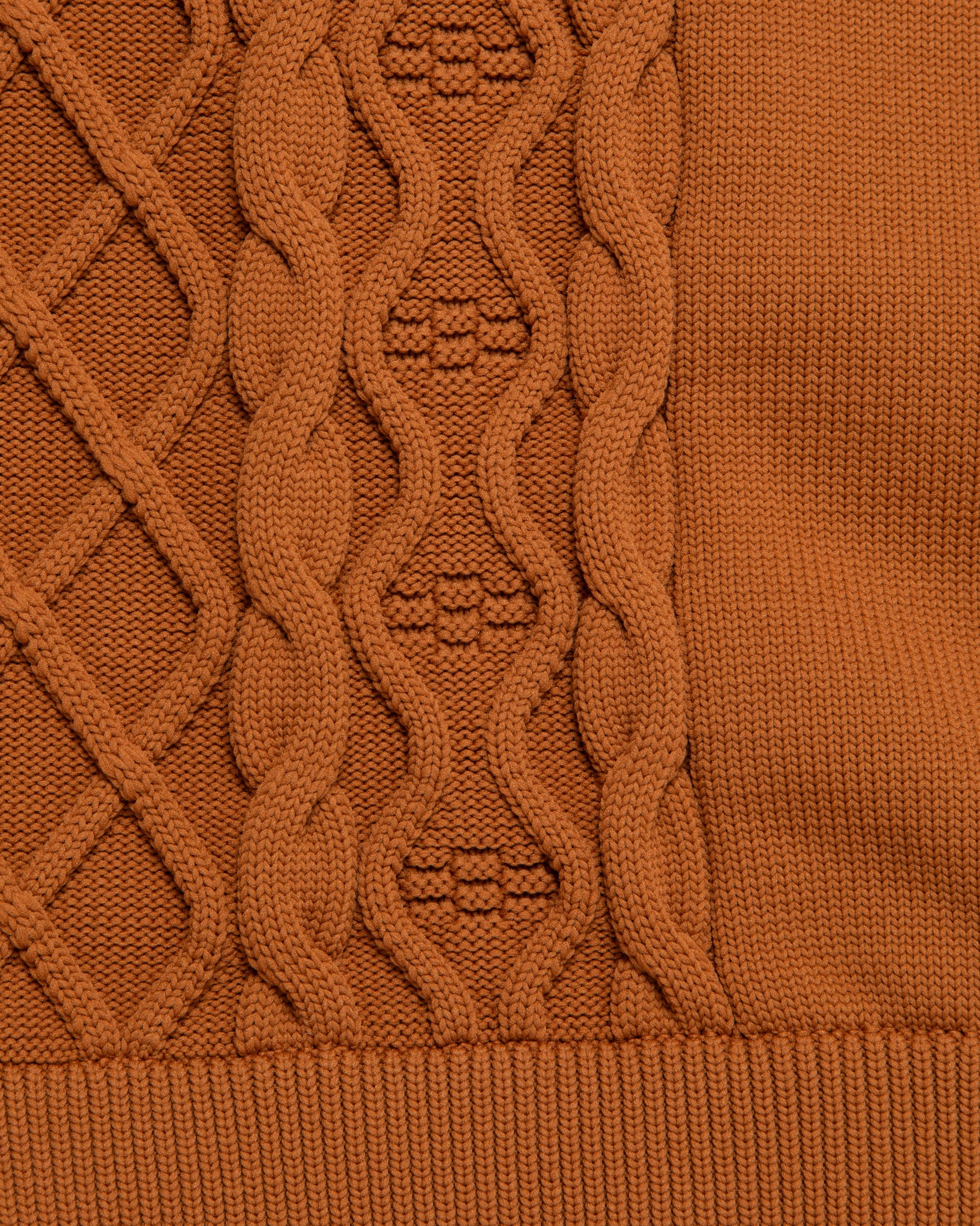 7G DVRX Knit Cable Turtle Neck 763474707-CLAY