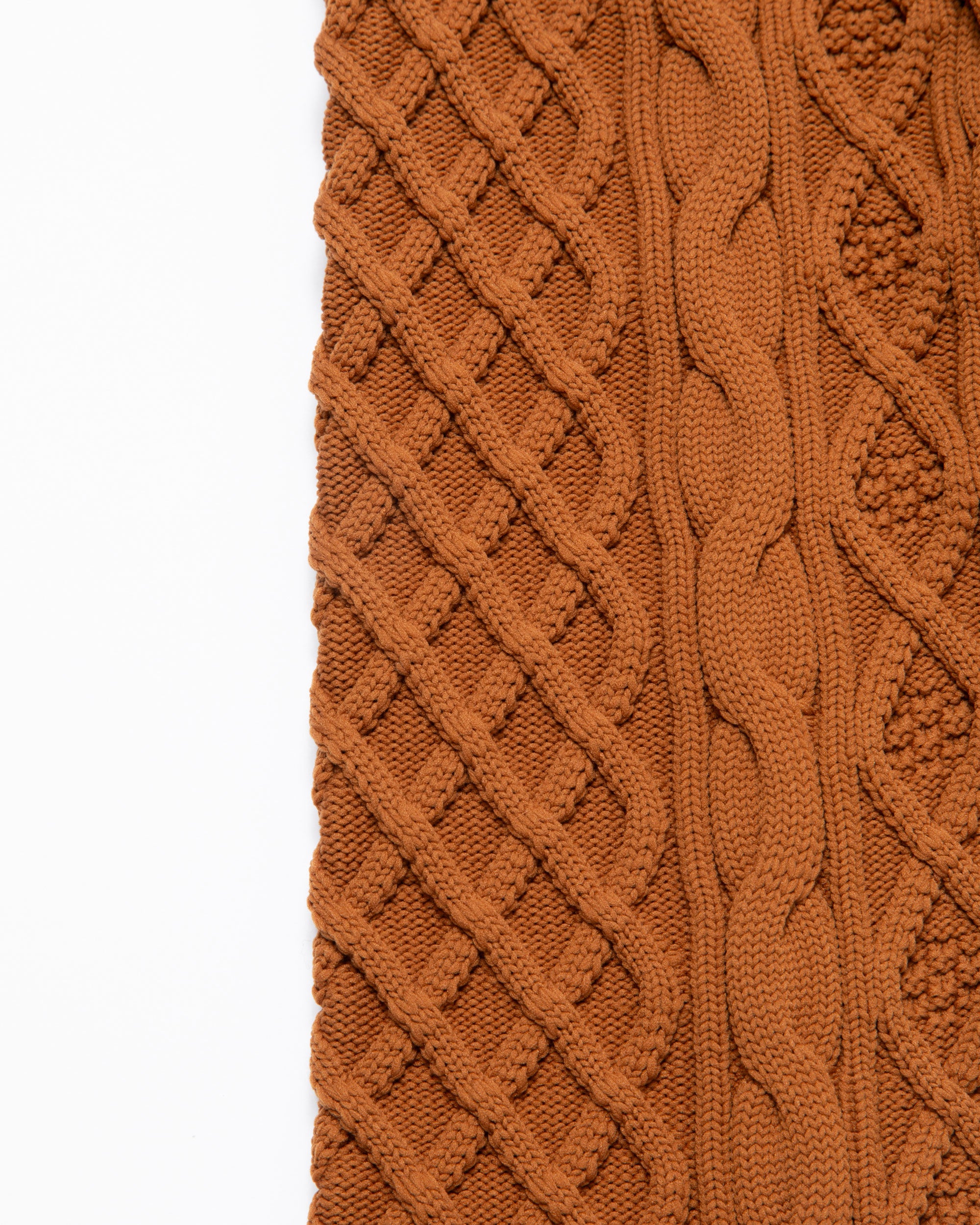 7G DVRX Knit Cable Turtle Neck 763474707-CLAY