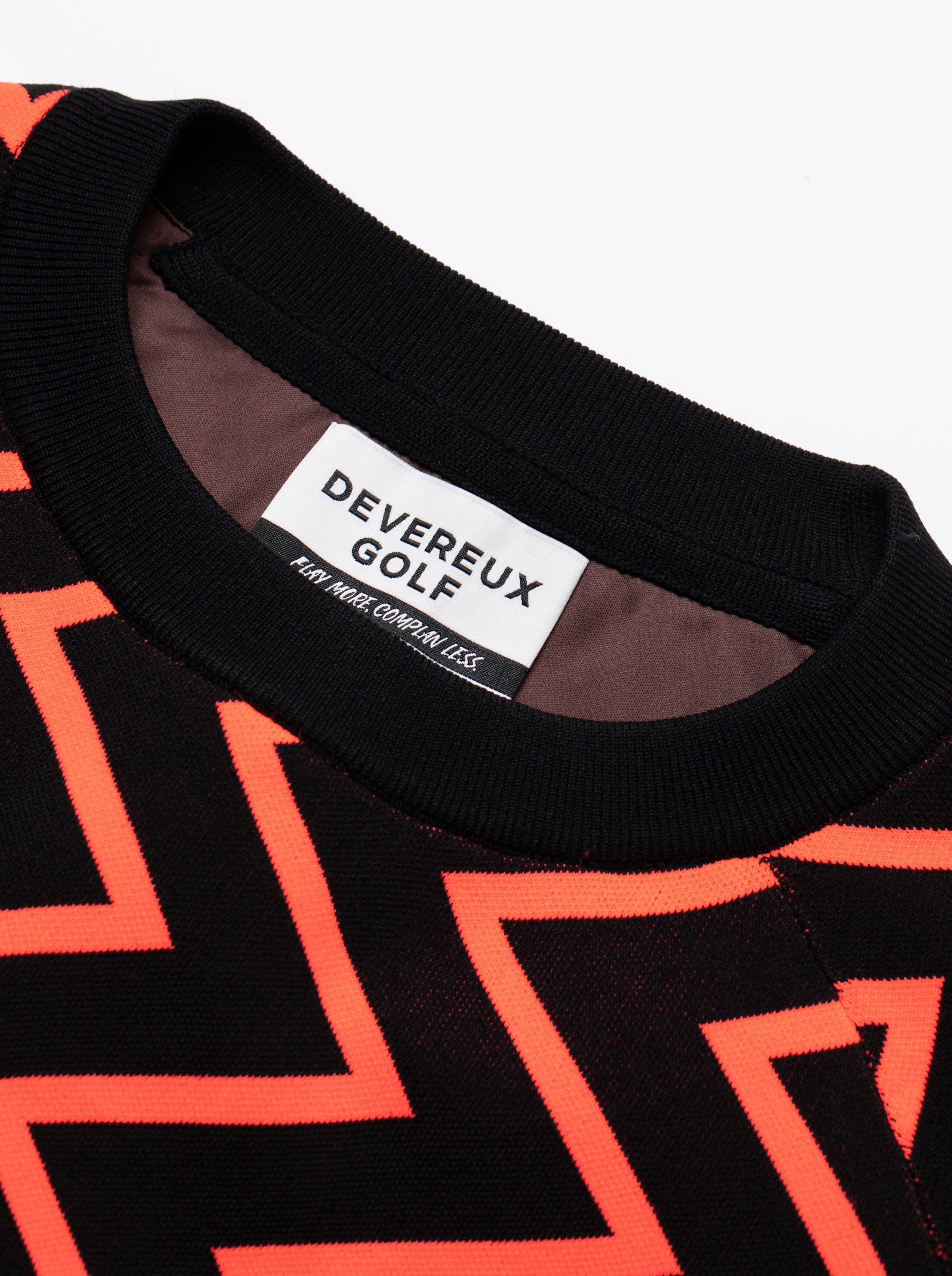 16G Goblin Lining Knit Crew Neck 763474706-ORANGE