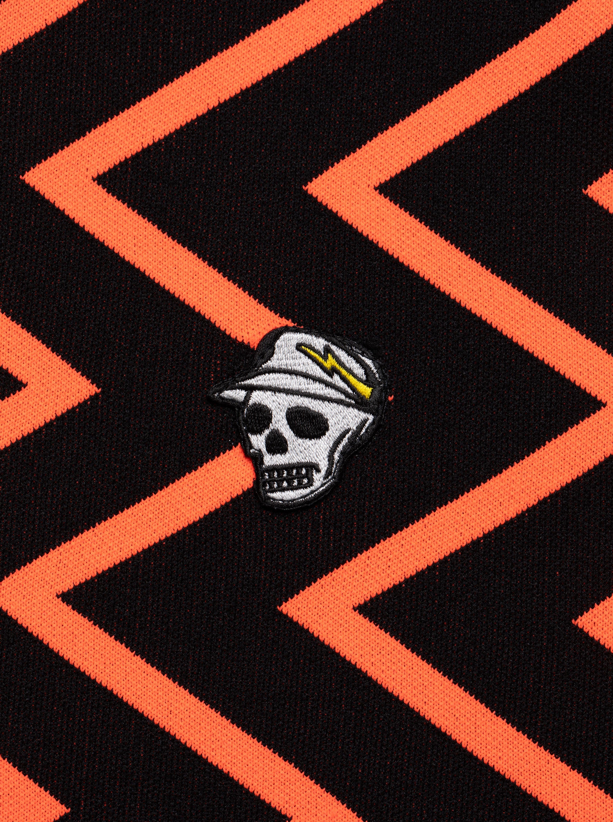 16G Goblin Lining Knit Crew Neck 763474706-ORANGE