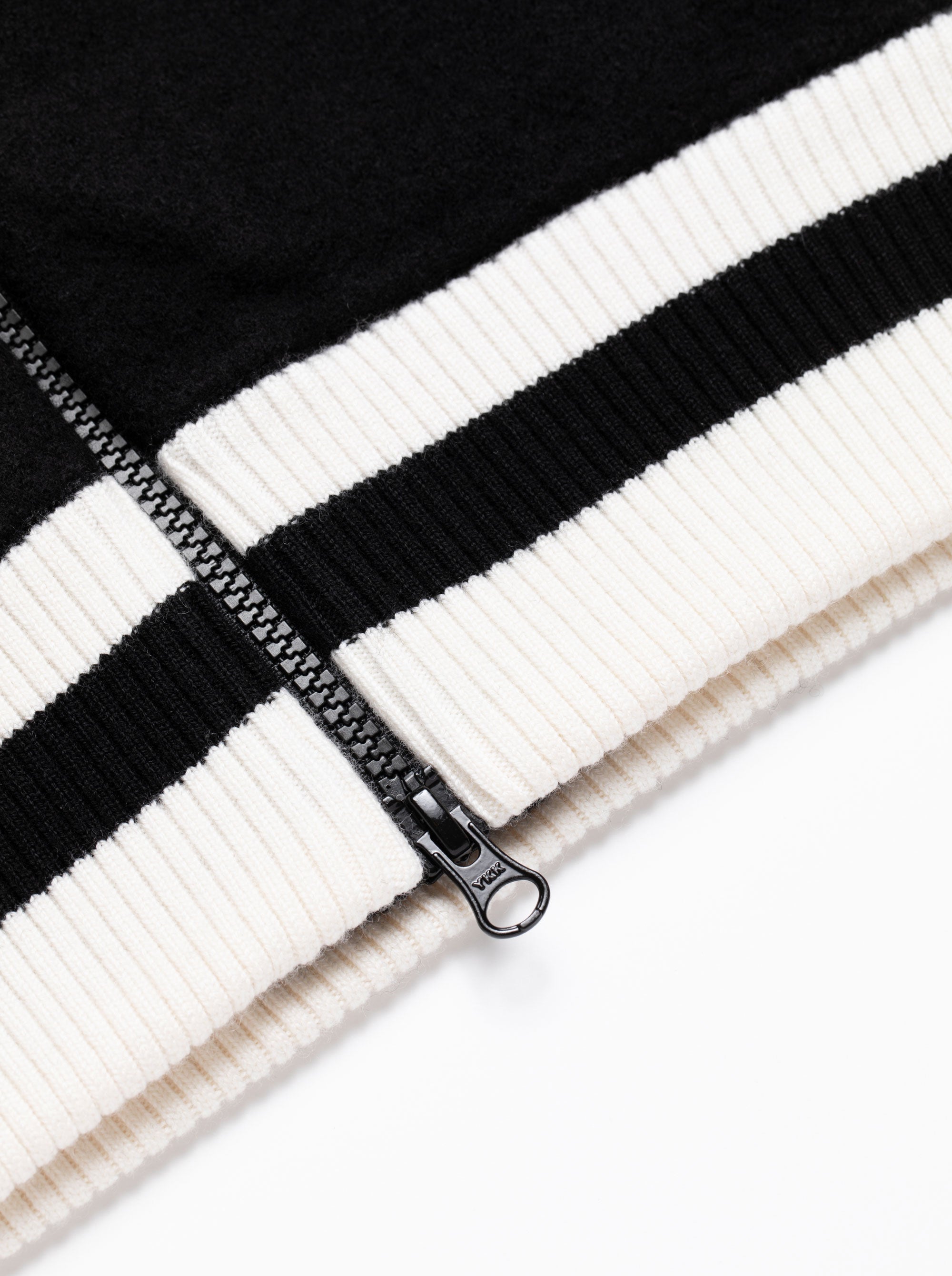 WOMEN Devereux Washed Wool Full Zip JK 763474179-BLACK