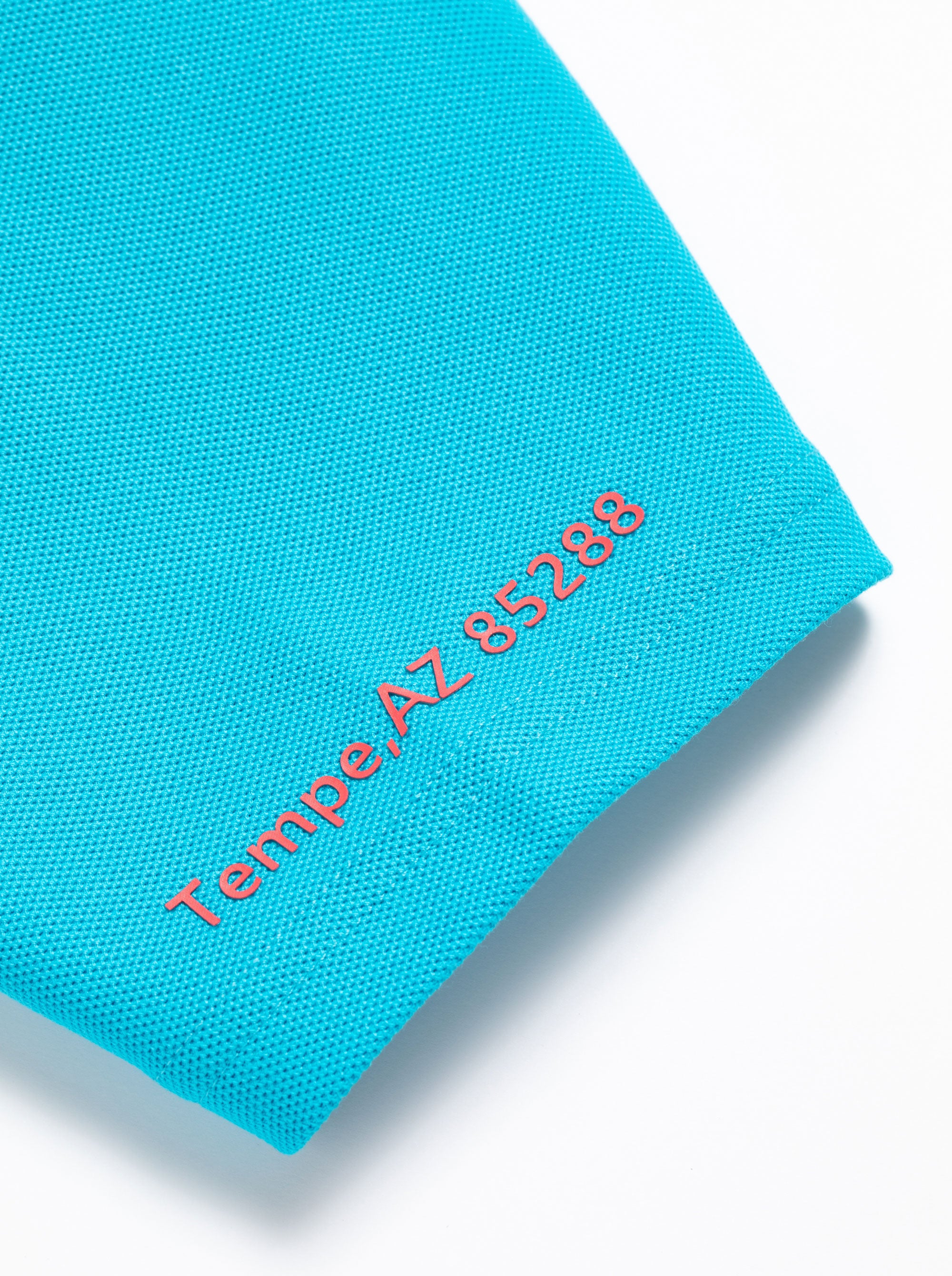 WOMEN Classic Logo Rib モックネックハートTシャツ 763572090-AQUA