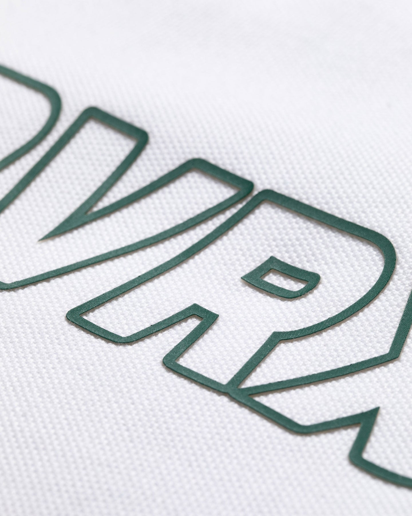 Classic Logo Rib モックネッククロコTシャツ 763572025-WHITE