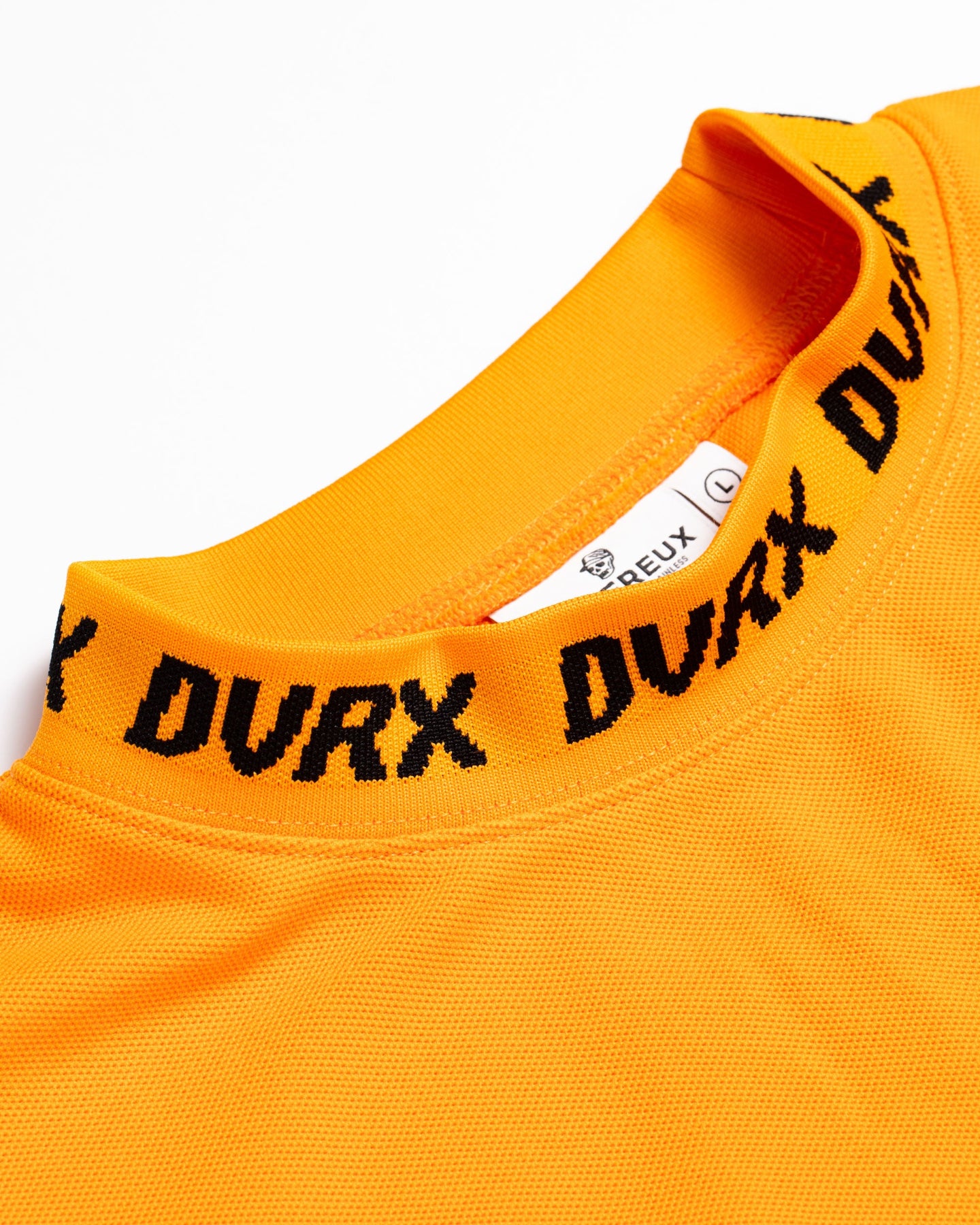 Classic Logo Rib モックネッククロコTシャツ763572025-ORANGE