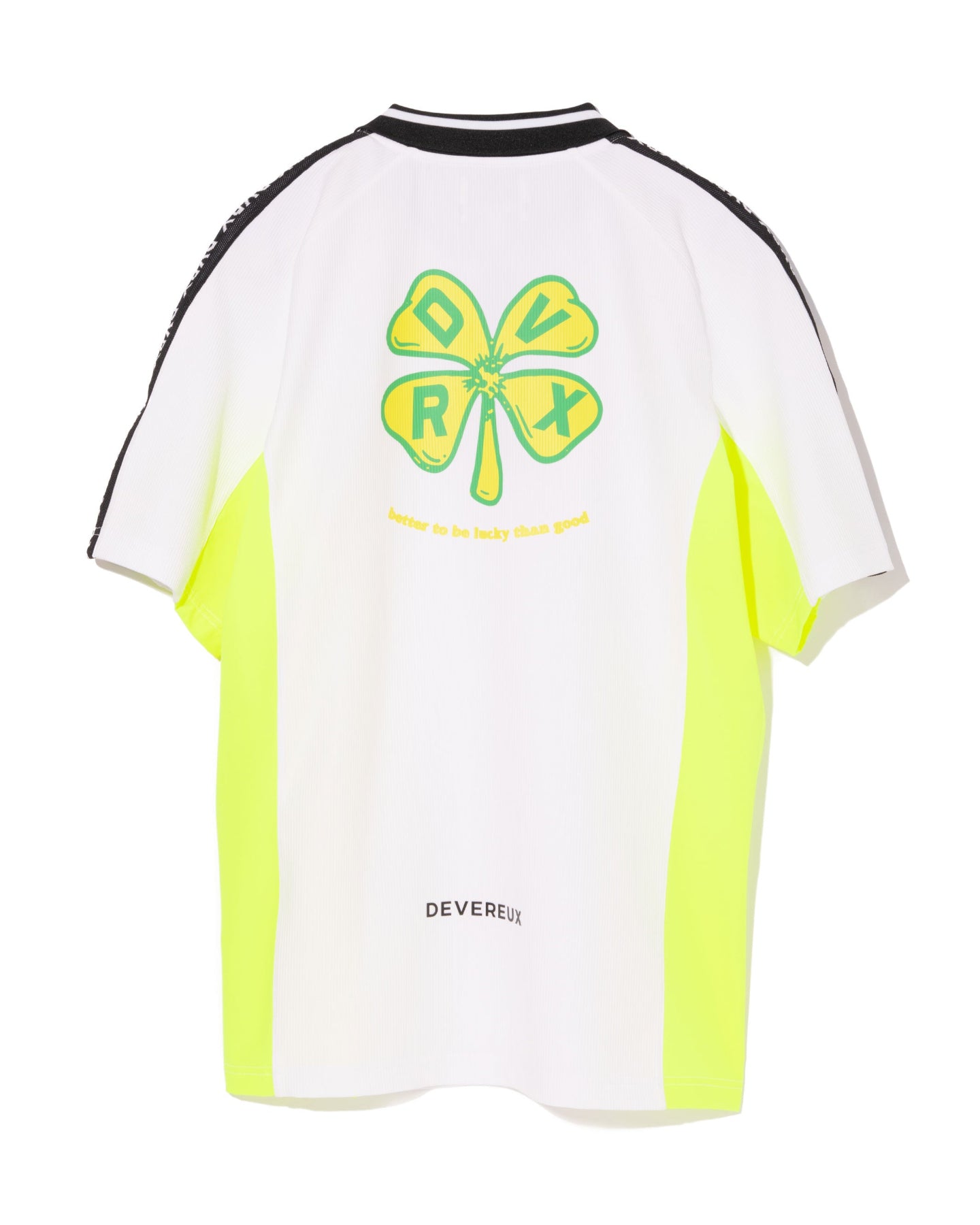 Lucky than Goodハーフジップリブポロ 763572024-WHITE