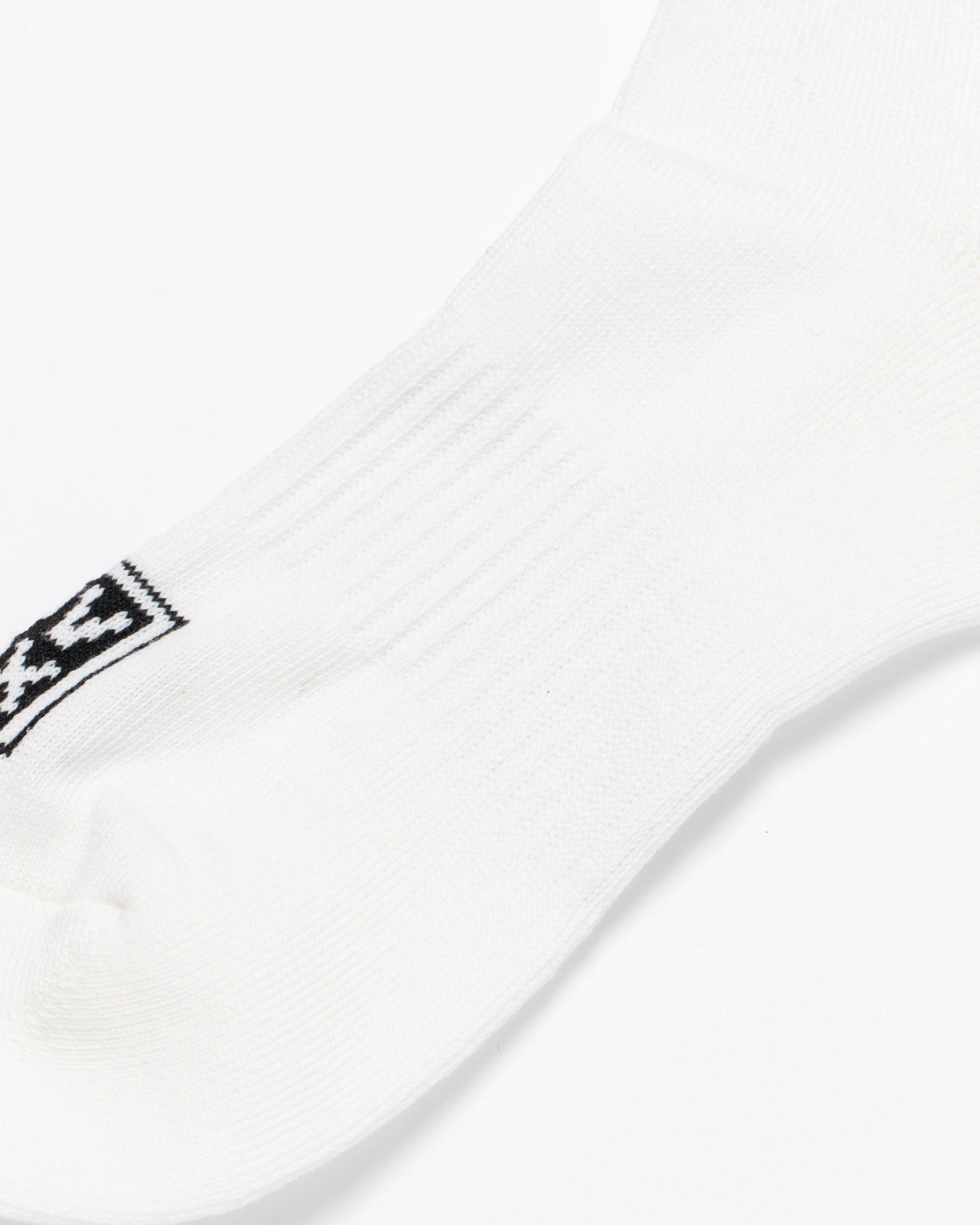 MEN Back Logo Regular Socks 763572840-WHITE/BK