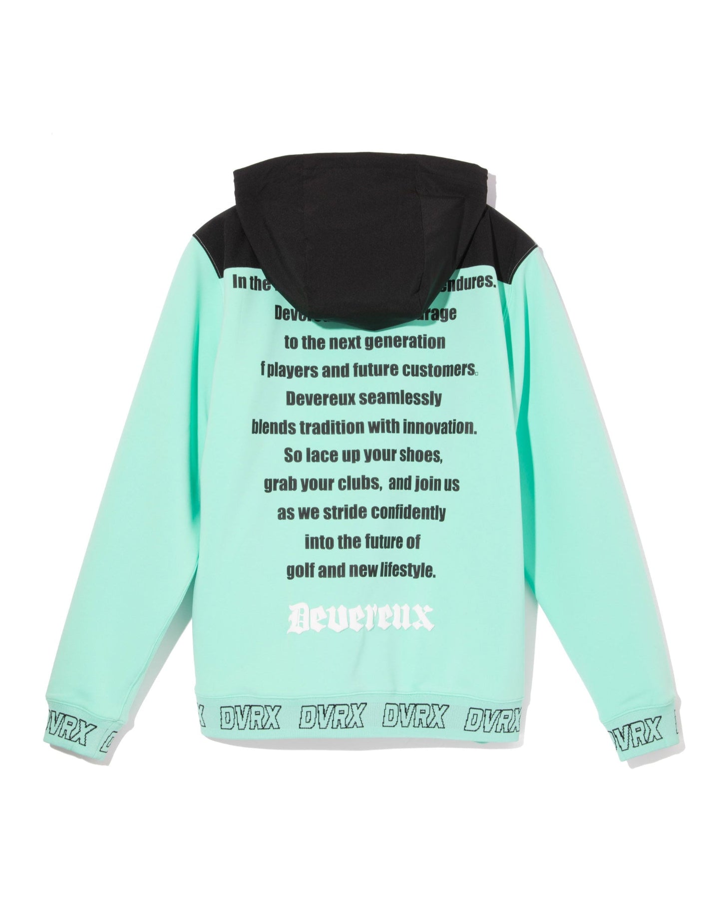 DEVEREUX テリングアクアZIPフーディー 763572111-AQUA