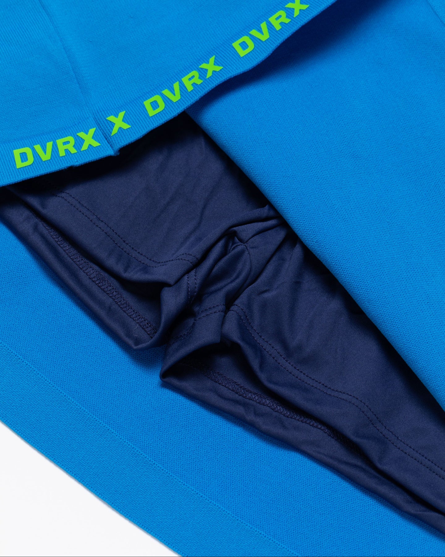 WOMEN Born to Golf チェッカーリブニットスカート 763572483-BLUE