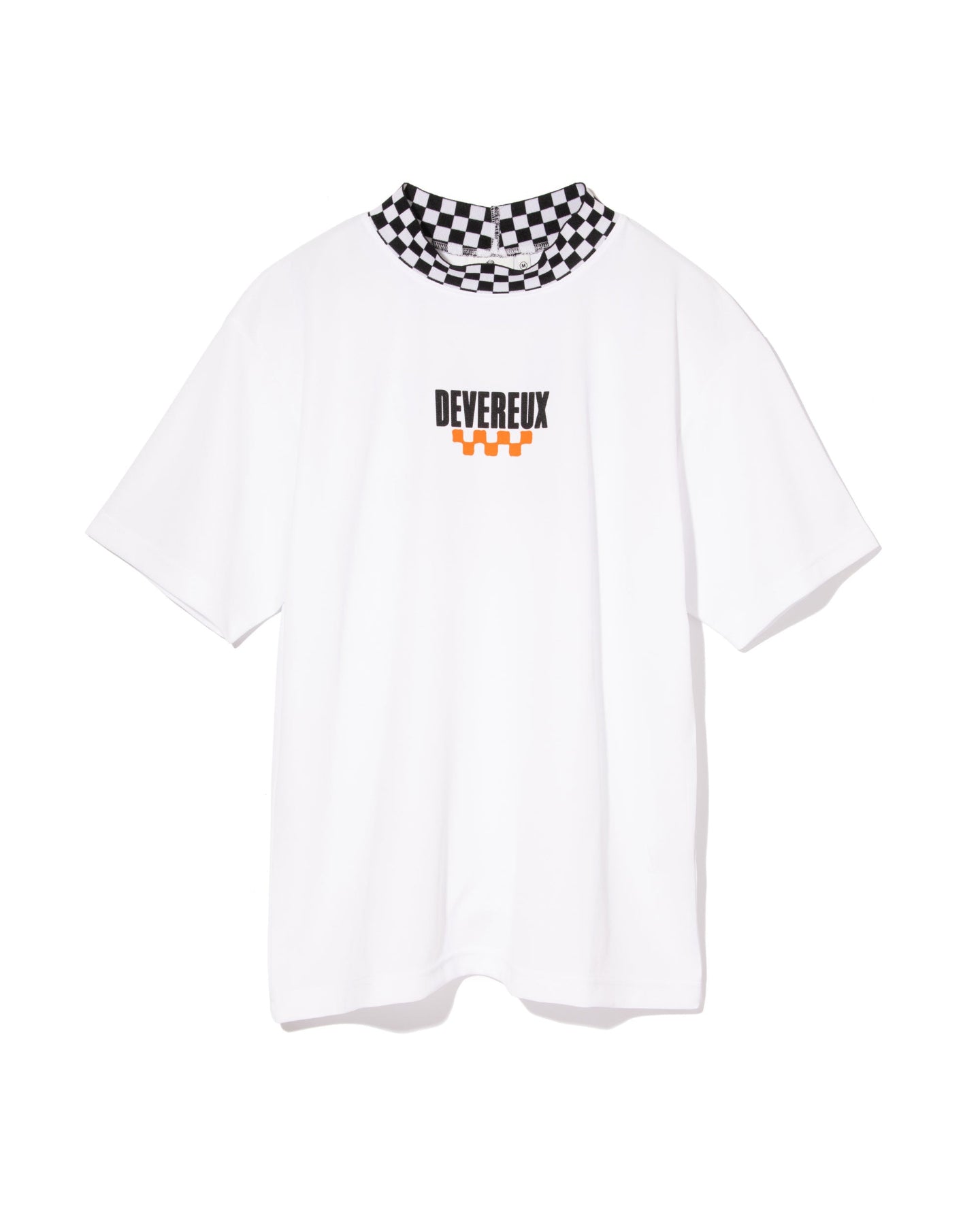 Icon Checker RibモックTEE 763572017-WHITE