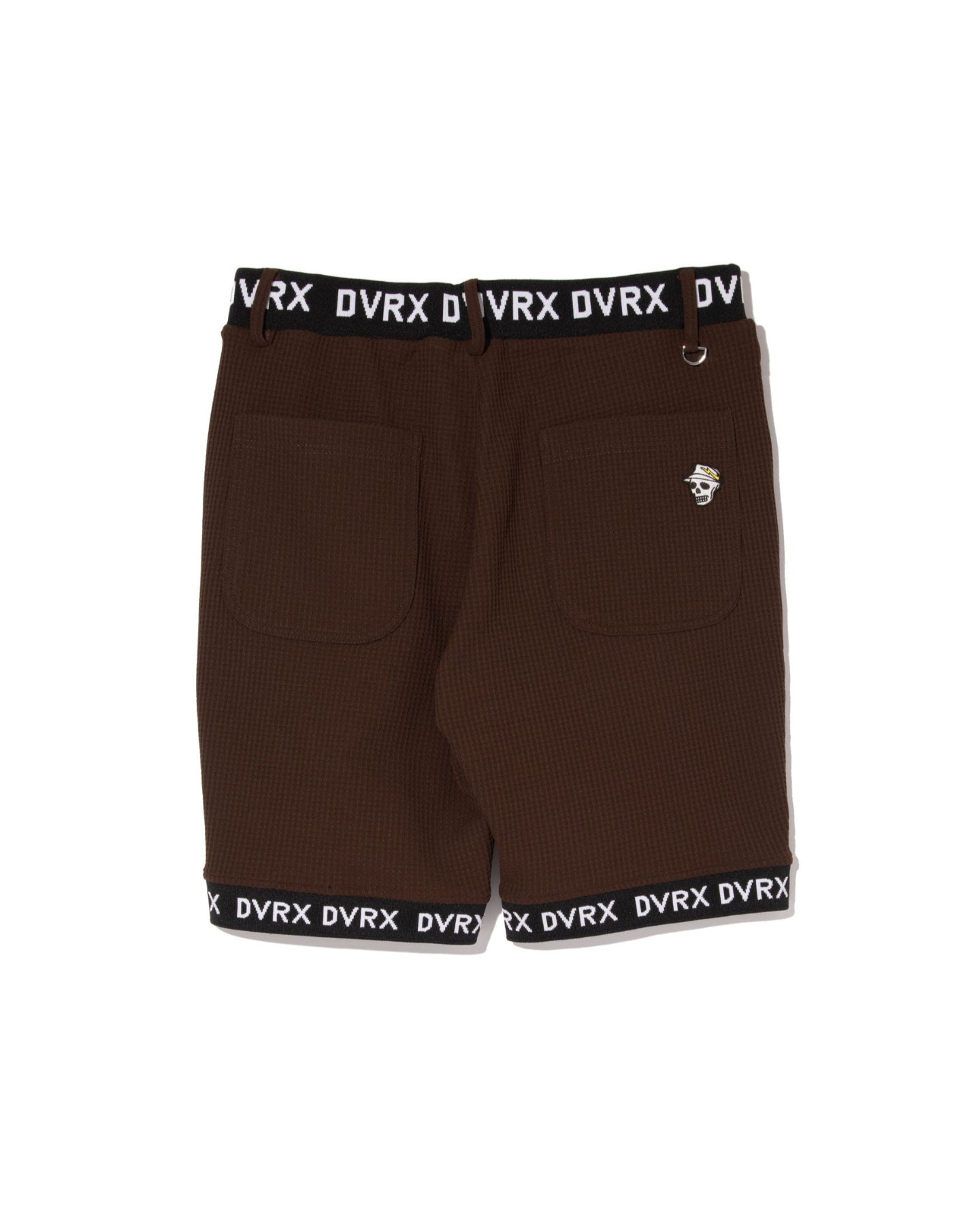 Southern Drawワッフルロゴテープショーツ 763572407-BROWN