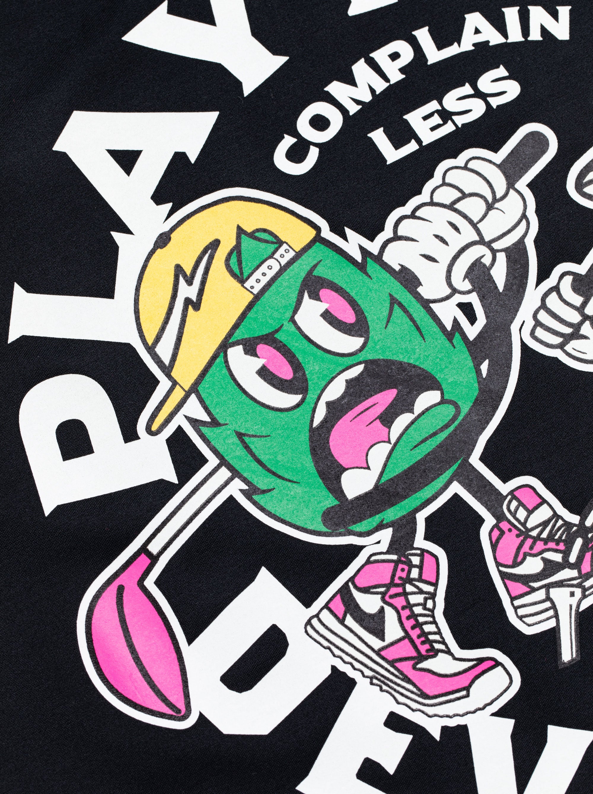 WOMEN Play More BattleモックTEE BLACK
