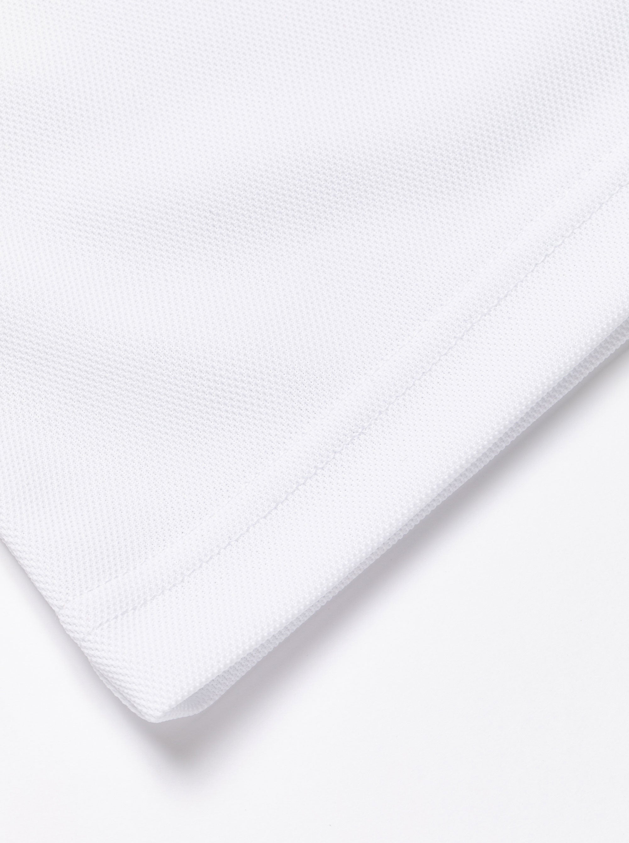WOMEN Icon Checker RibモックTEE 763572084-WHITE