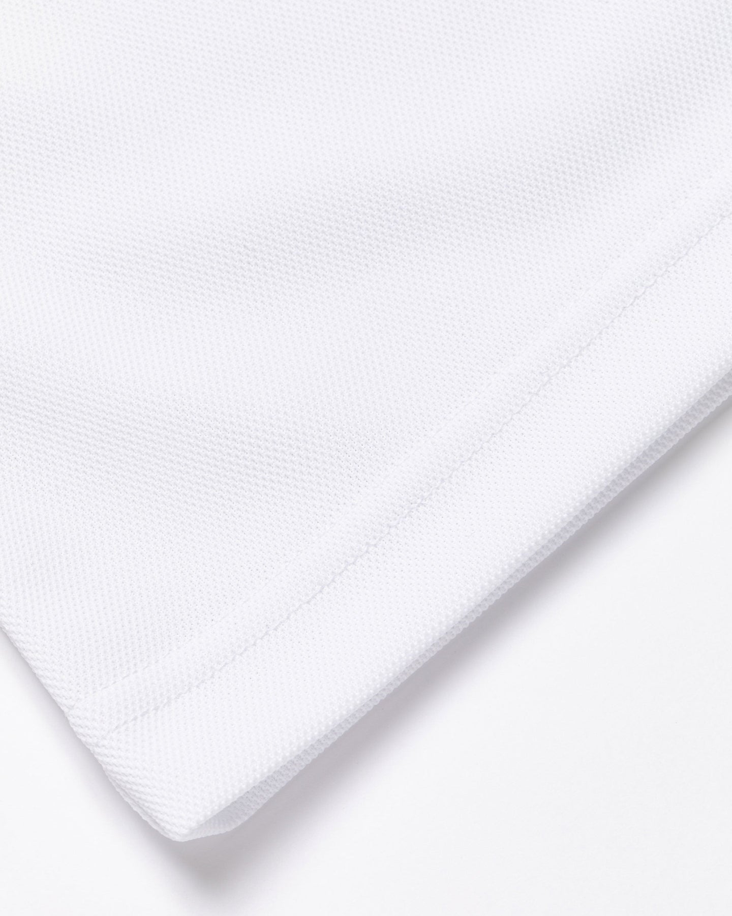 WOMEN Icon Checker RibモックTEE 763572084-WHITE