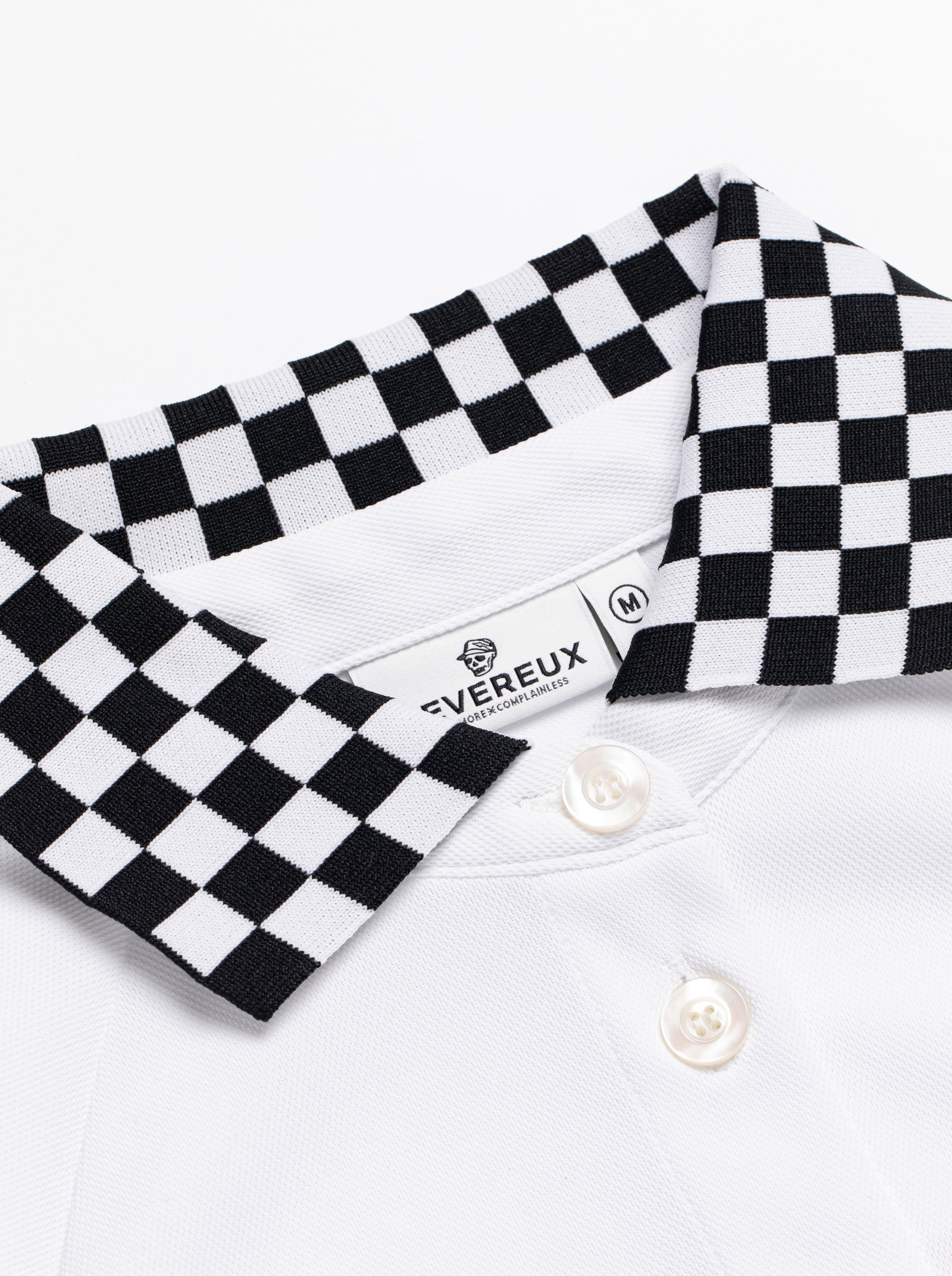 WOMEN Icon Checker Ribポロワンピース 763572570 WHITE