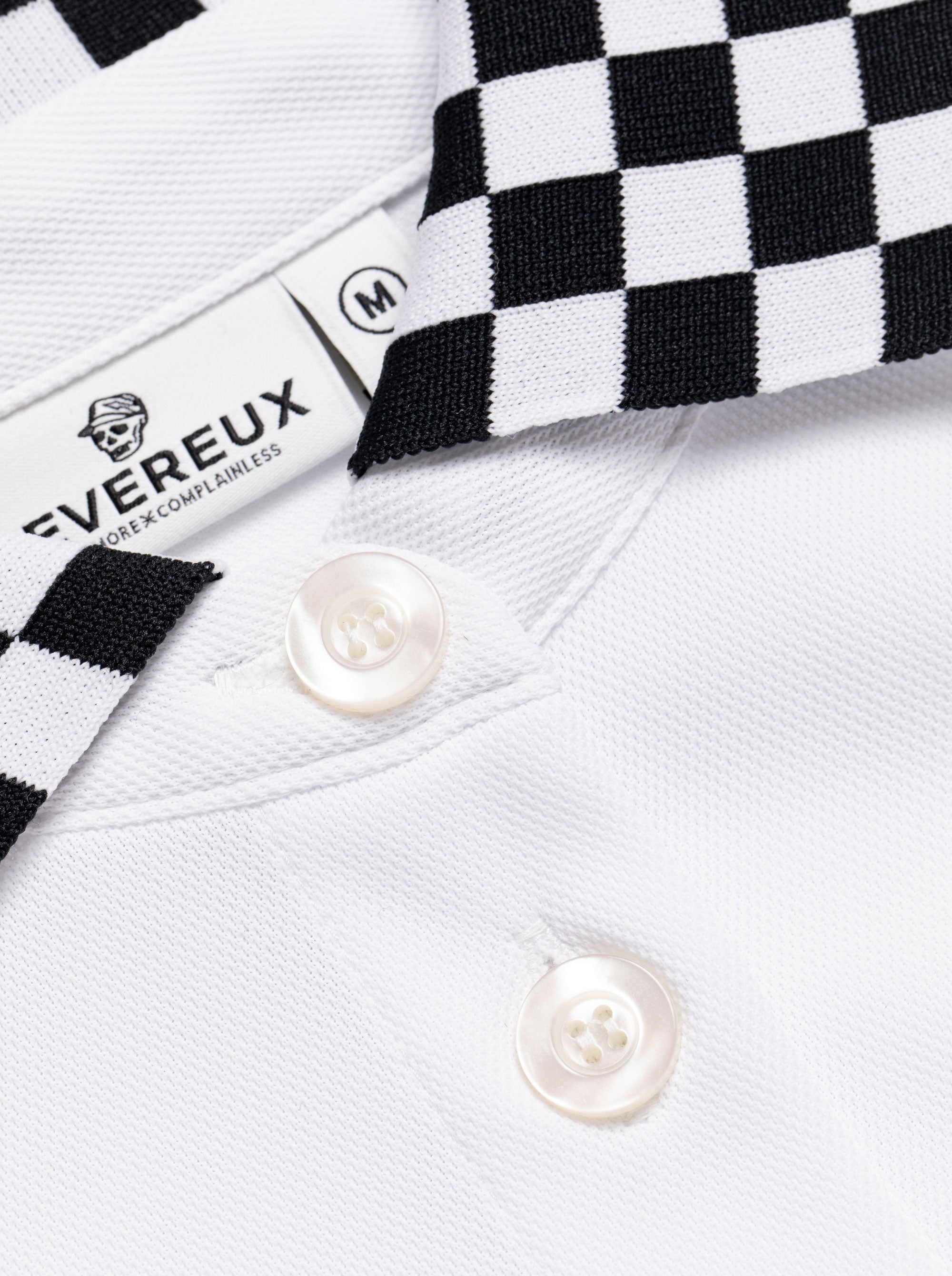 WOMEN Icon Checker Ribポロワンピース 763572570 WHITE