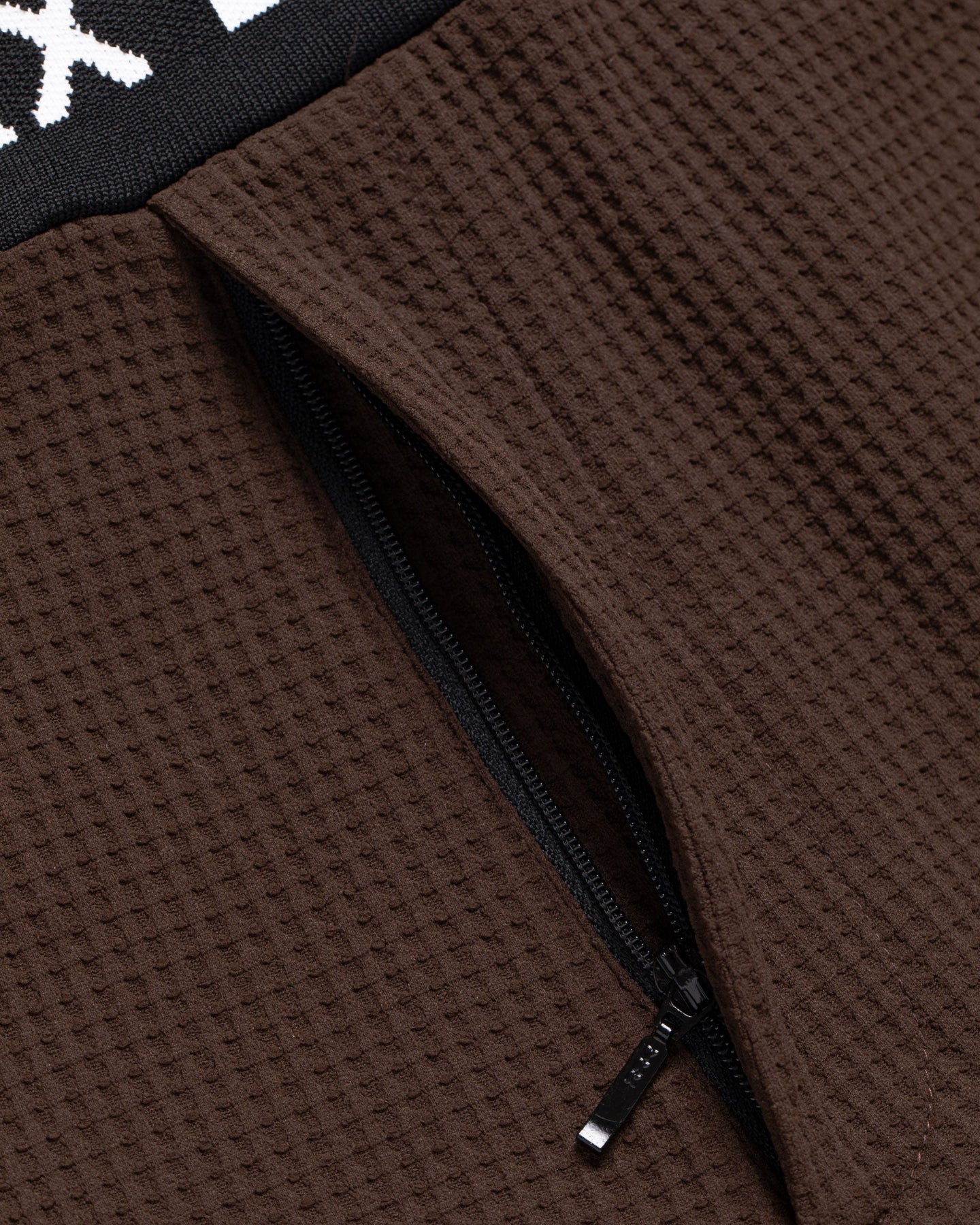 Southern Drawワッフルロゴテープショーツ 763572407-BROWN