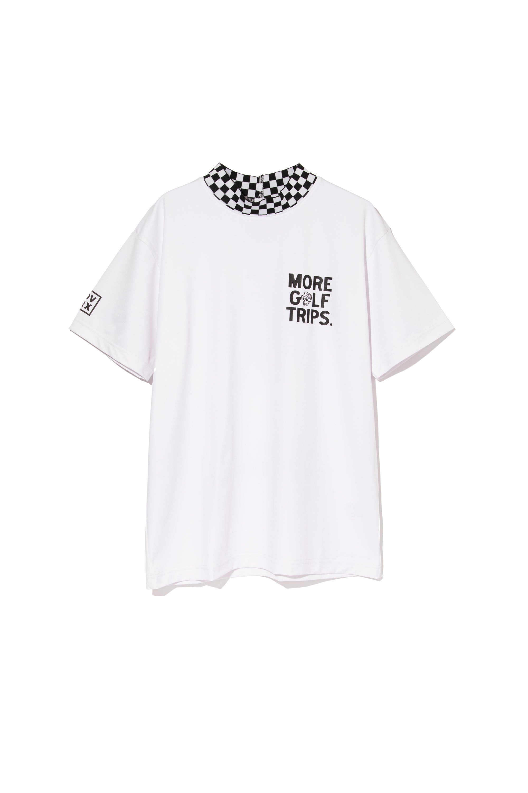 More TripチェッカーリブモックTEE 763572019-WHITE