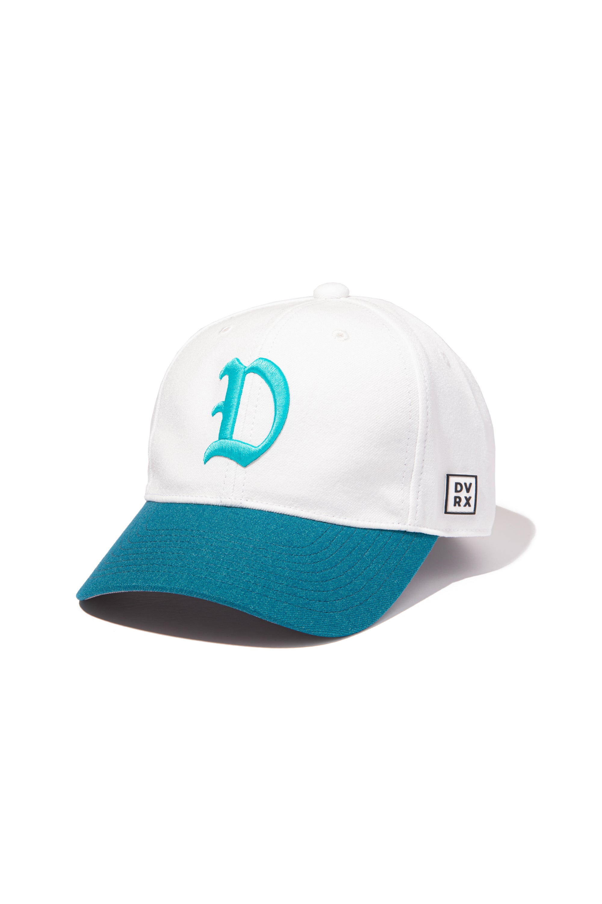 【新色入荷】DVRX D Logo Cap 763474813-WHITE/TURQUOISE