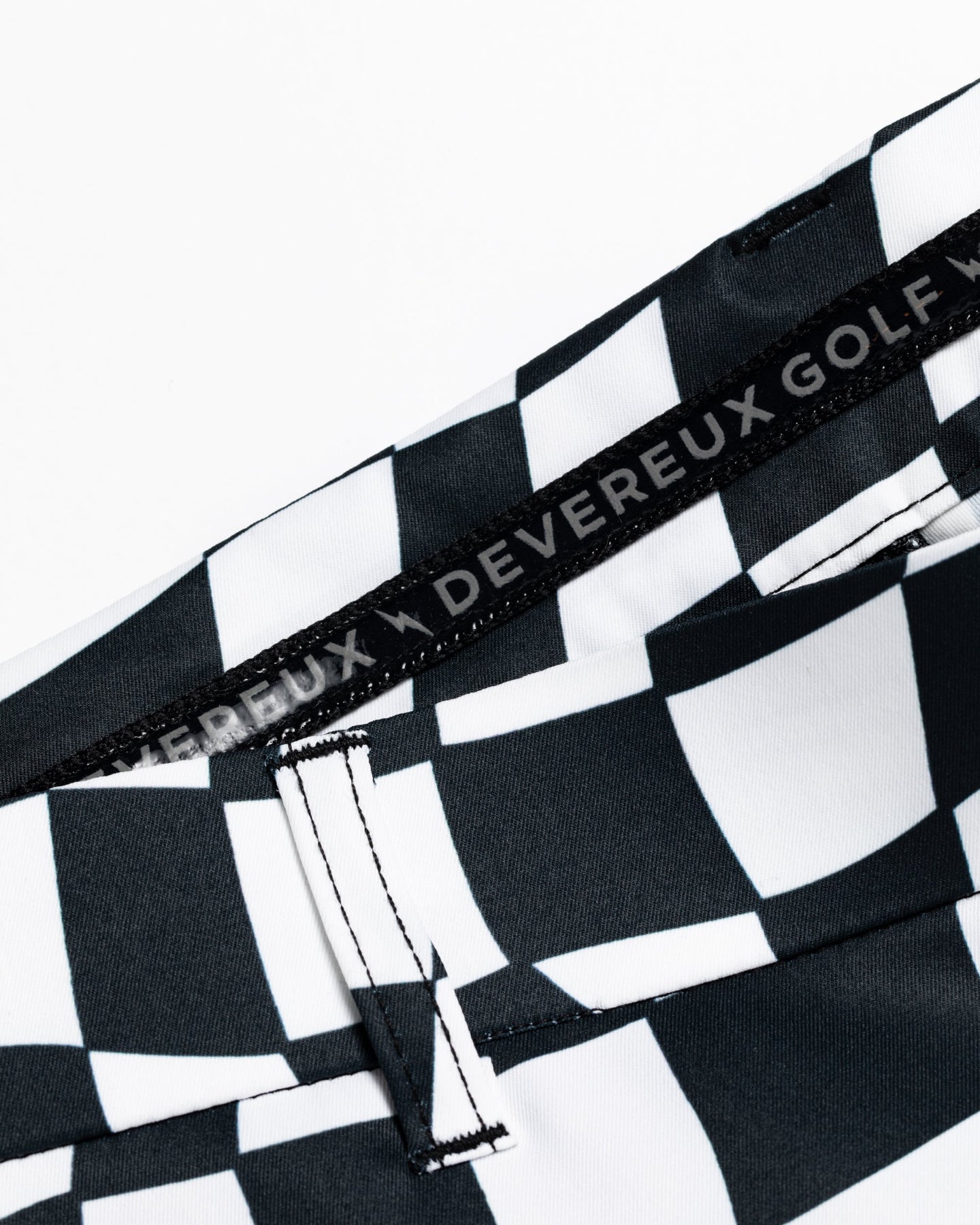 DVRX Deform Checkerショーツ 763572405-WHITE x BLACK